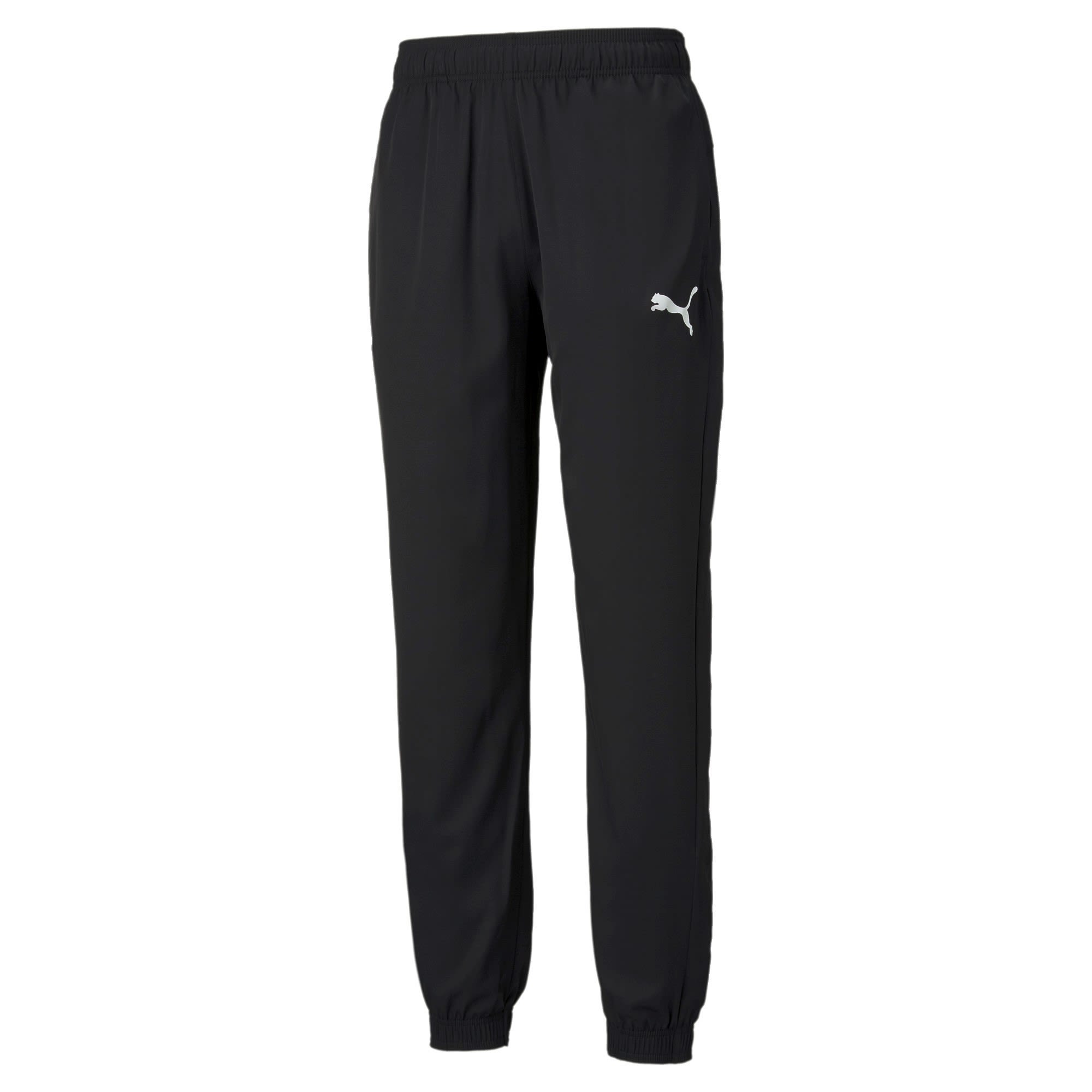 Puma Active Woven Pants Schwarz- Male Softshellhosen- Grsse S - Farbe Puma Black