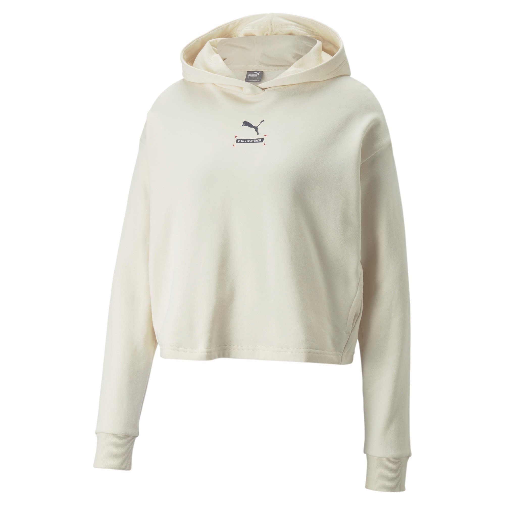 Puma Better Hoodie FL Weiss- Female Sweaters und Hoodies- Grsse S - Farbe Natural unter Puma