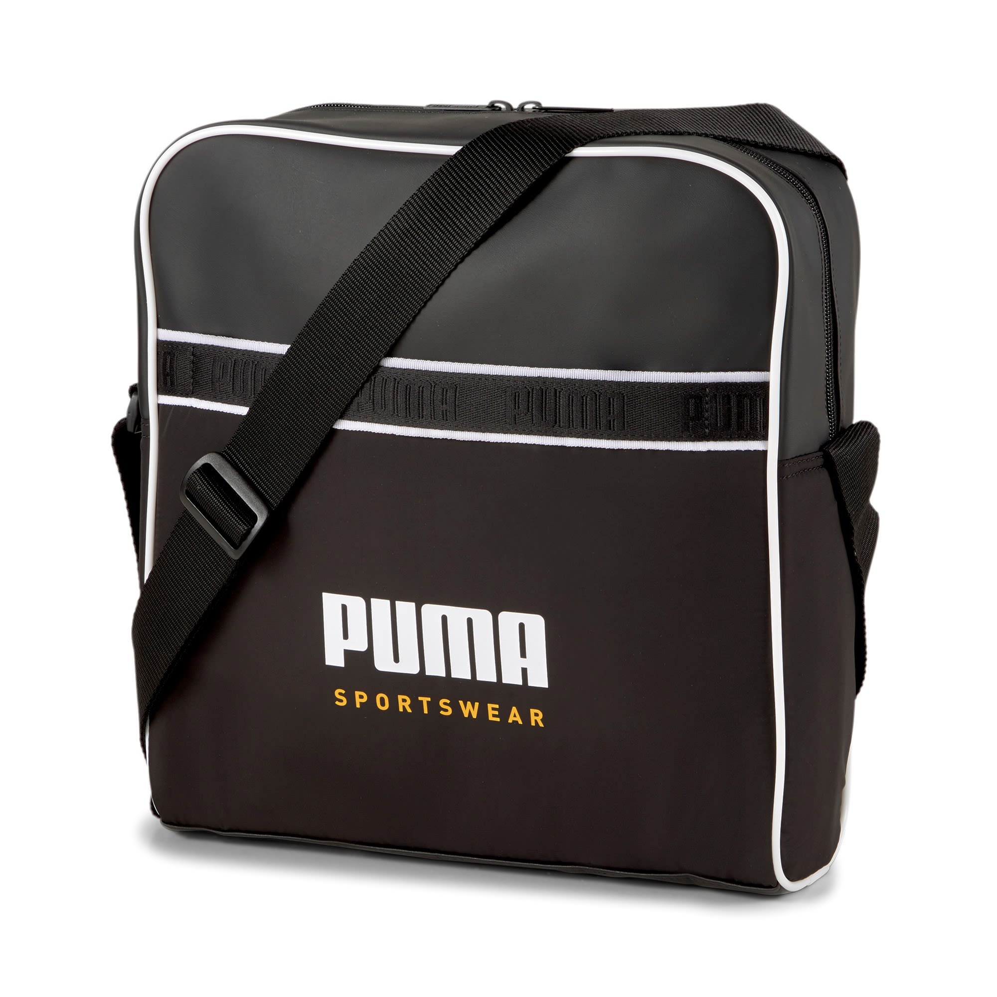 Puma Campus Flight Bag (Vorgngermodell) Schwarz- Umhngetaschen- Grsse One Size - Farbe Puma Black