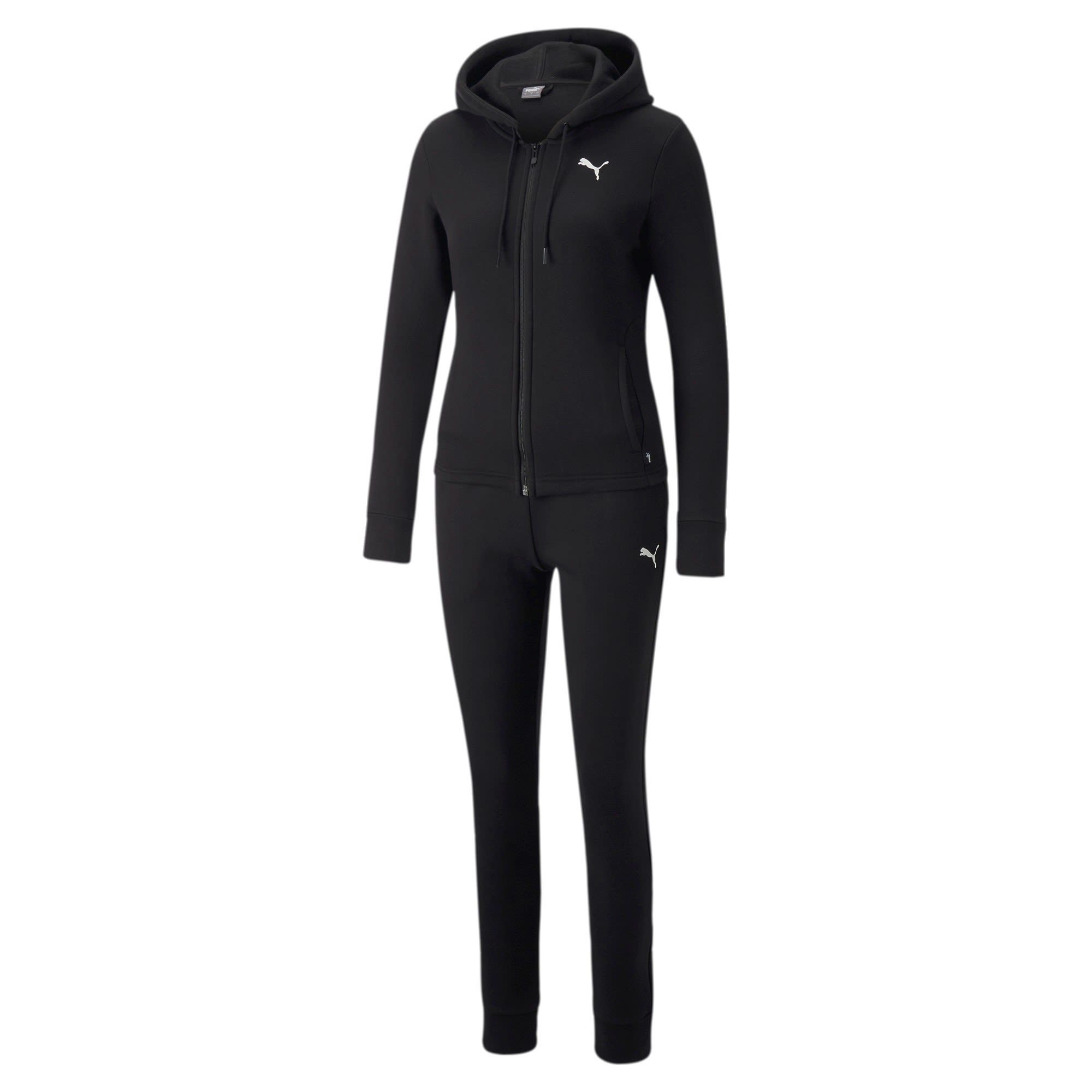 Puma Classic Hooded Tracksuit FL CL Schwarz- Female Anoraks- Grsse S - Farbe Puma Black unter Puma