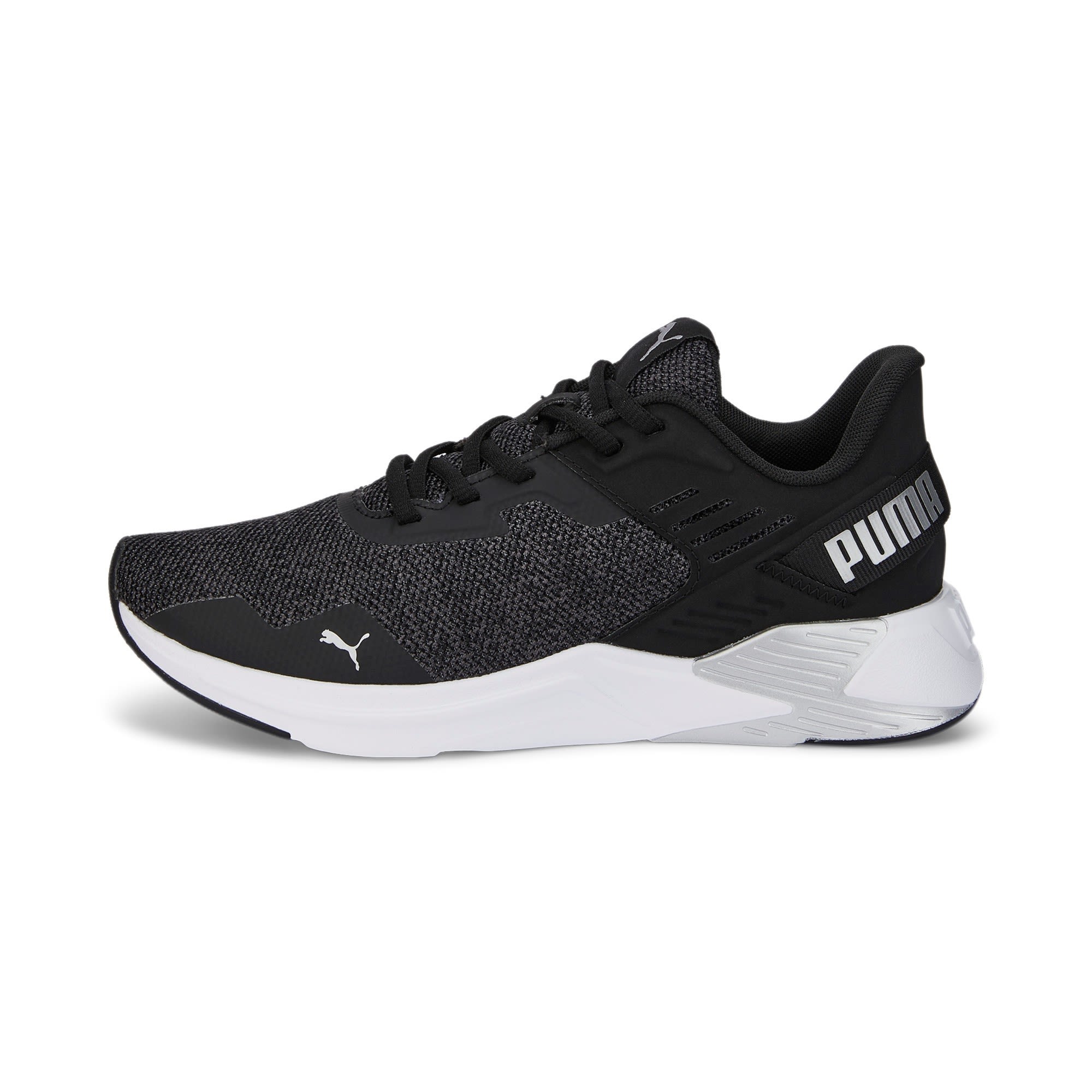 Puma Disperse XT 2 Grau - Schwarz- Trailrunning- und Laufschuhe- Grsse EU 36 - Farbe Puma Black - Metallic Silver