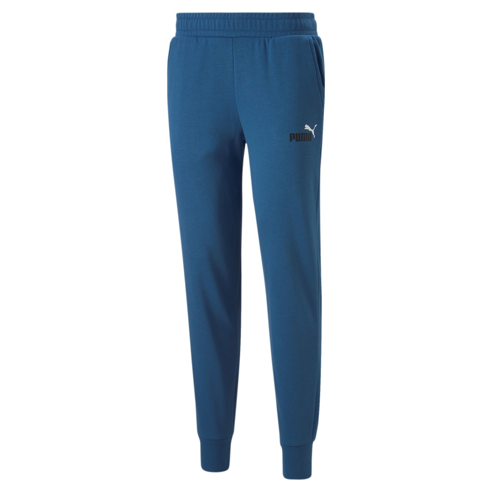 Puma Essentials+ 2 COL Logo Pants FL CL Blau- Male Lange Hosen- Grsse S - Farbe Lake Blue