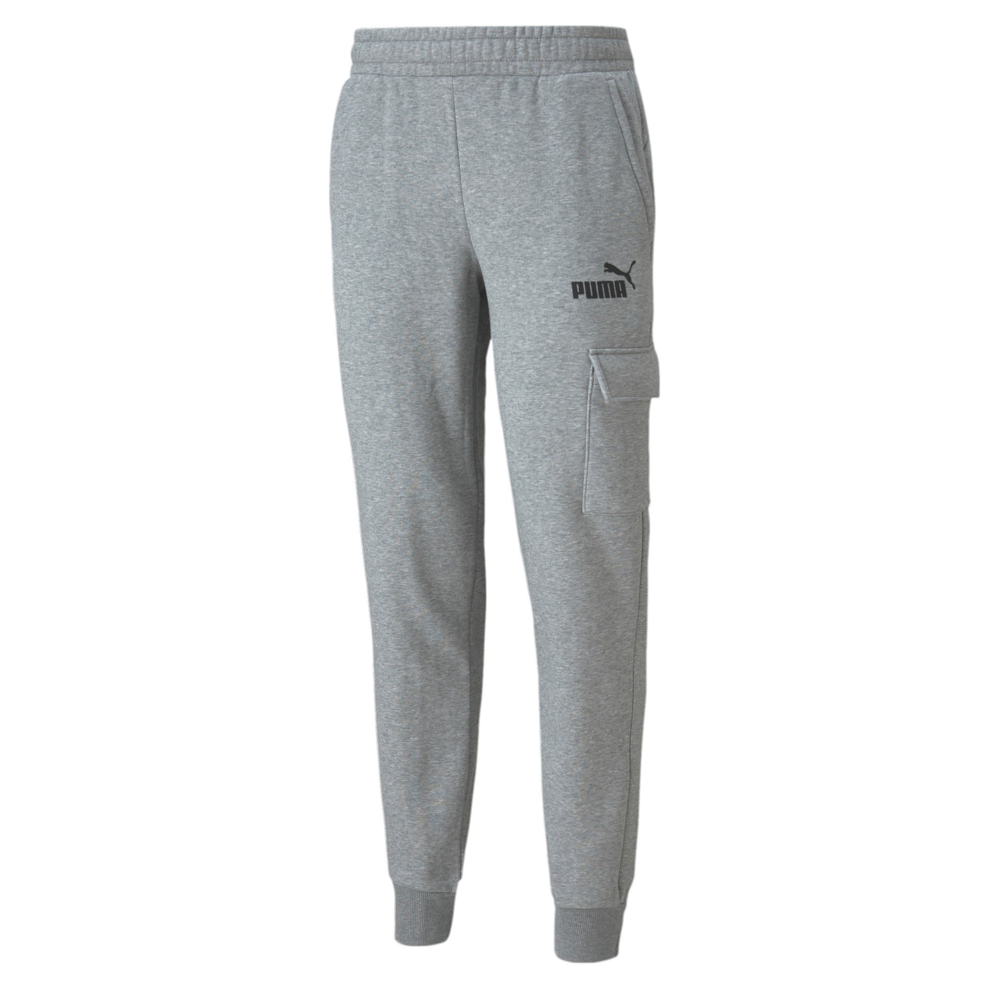 Puma Essentials Cargo Pants Grau- Male Lange Hosen- Grsse S - Farbe Medium Gray Heather