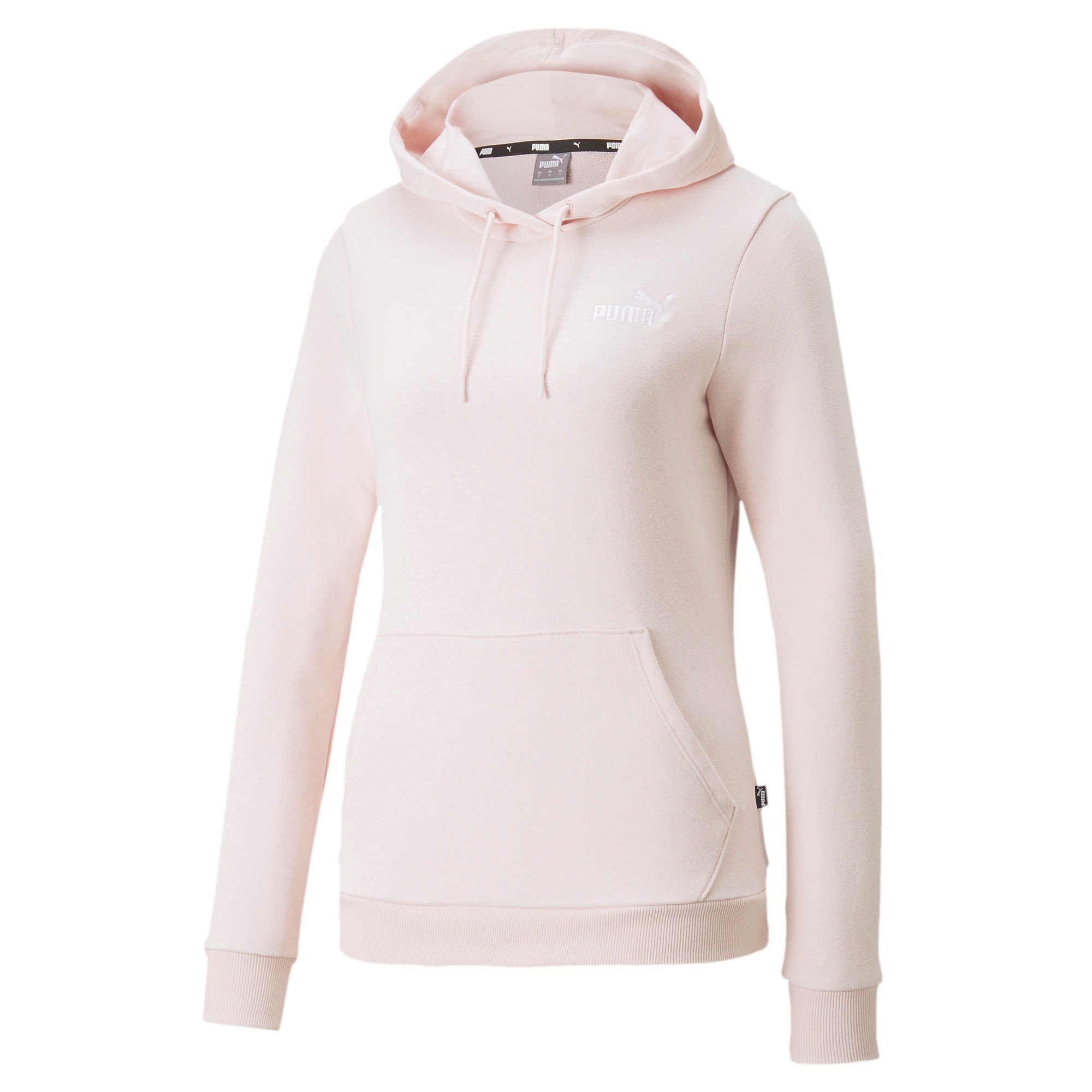 Puma Essentials+ Embroidery Hoodie Pink- Female Sweaters und Hoodies- Grsse XS - Farbe Chalk Pink