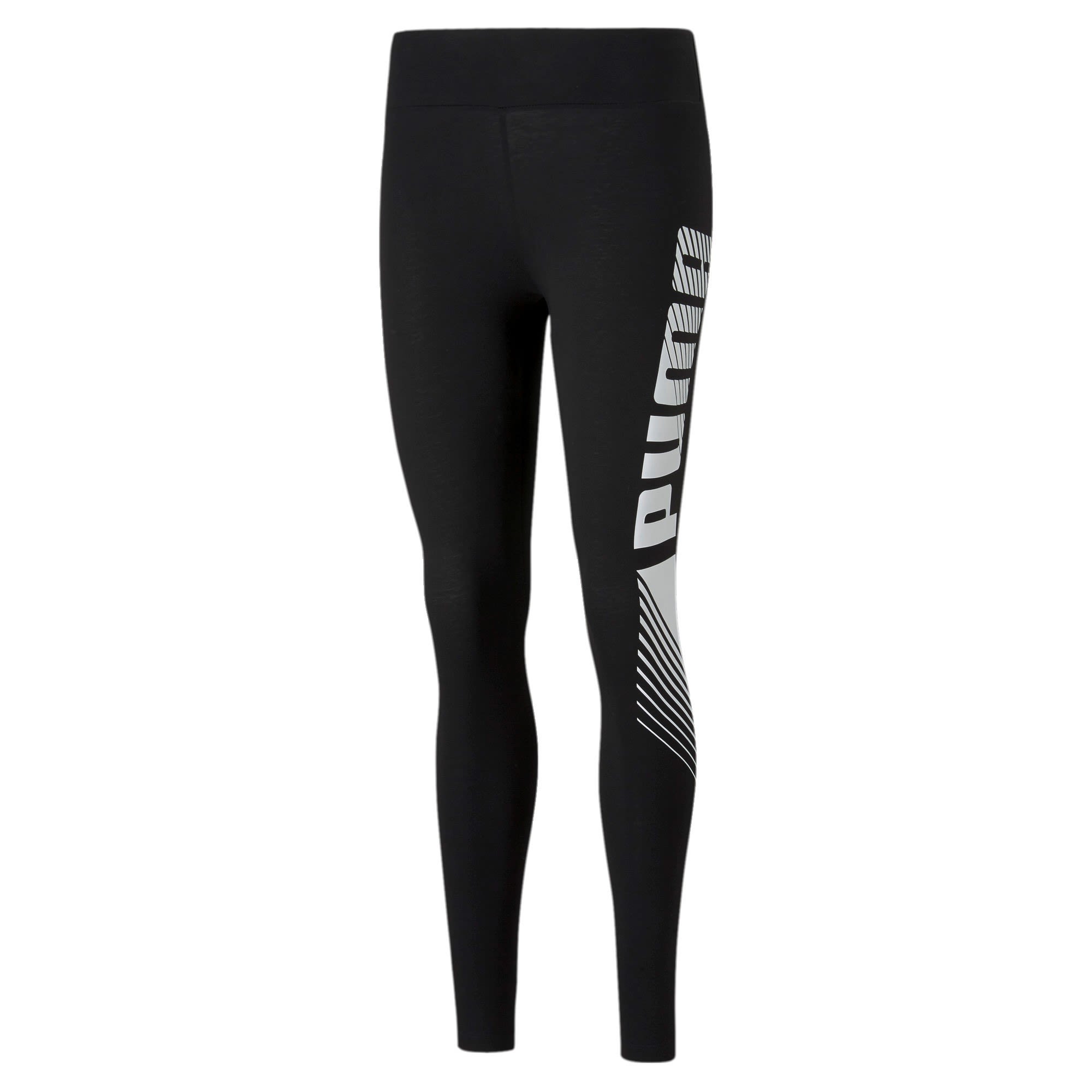 Puma Essentials Graphic Leggings Schwarz- Female Leggings und Tights- Grsse XS - Farbe Puma Black unter Puma