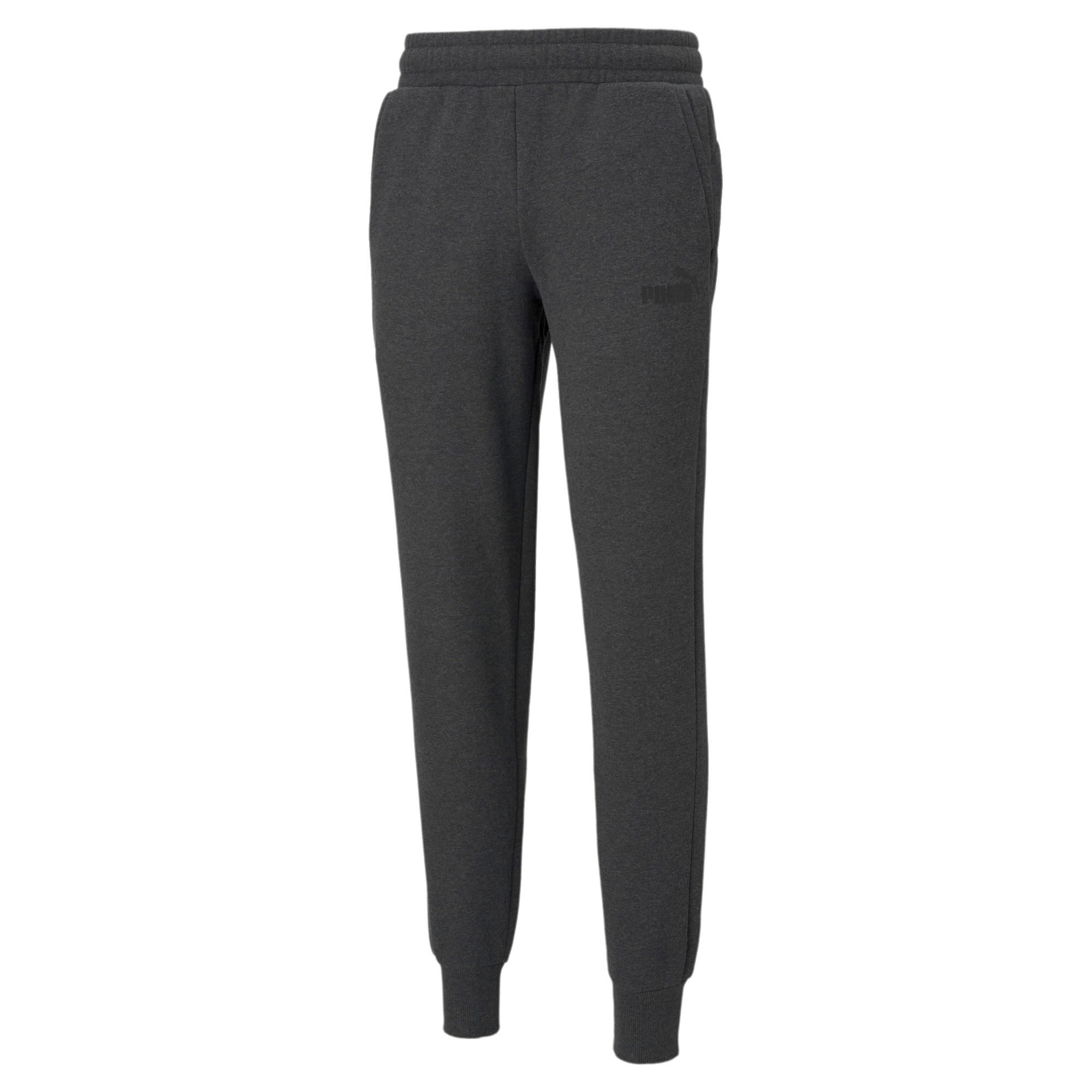 Puma Essentials Logo Pants FL Grau- Male Softshellhosen- Grsse M - Farbe Dark Gray Heather unter Puma