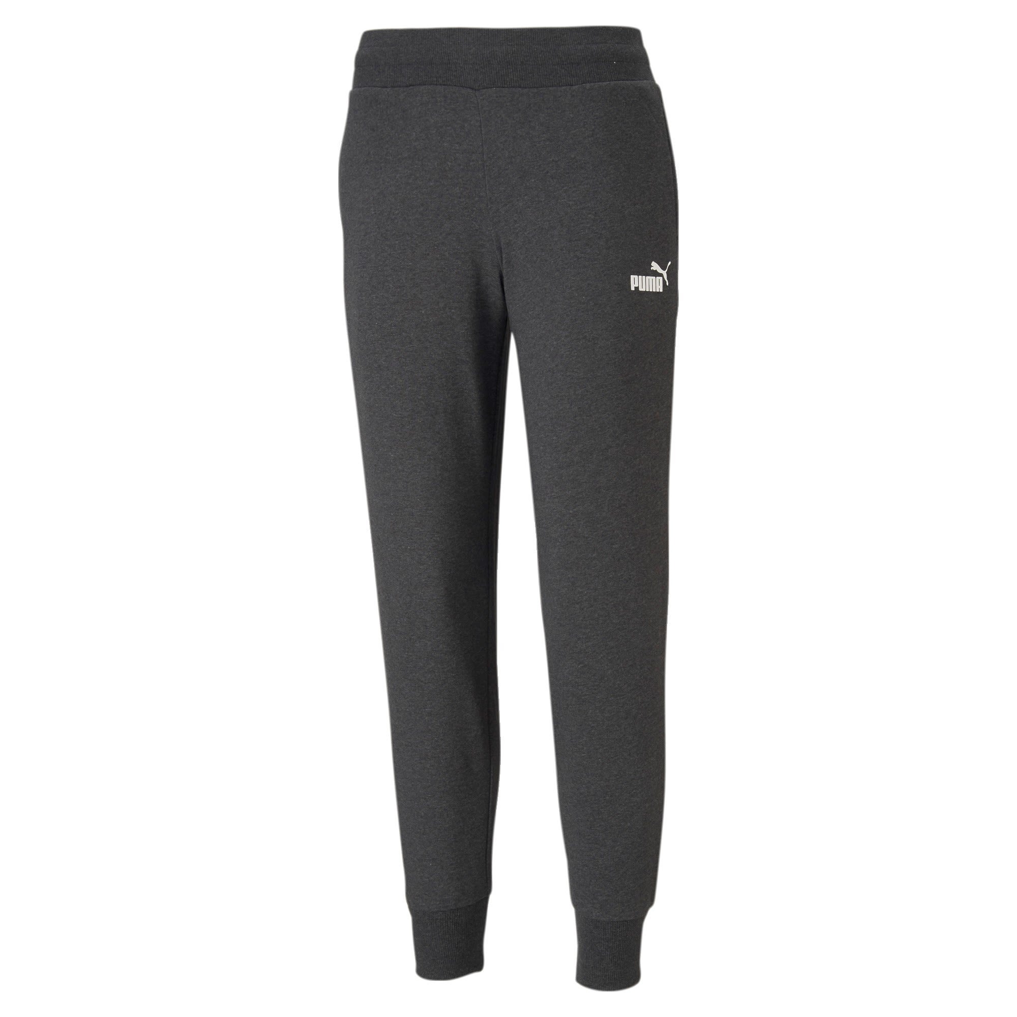 Puma Essentials Logo Sweat Pants Grau- Female Softshellhosen- Grsse XS - Farbe Dark Gray Heather