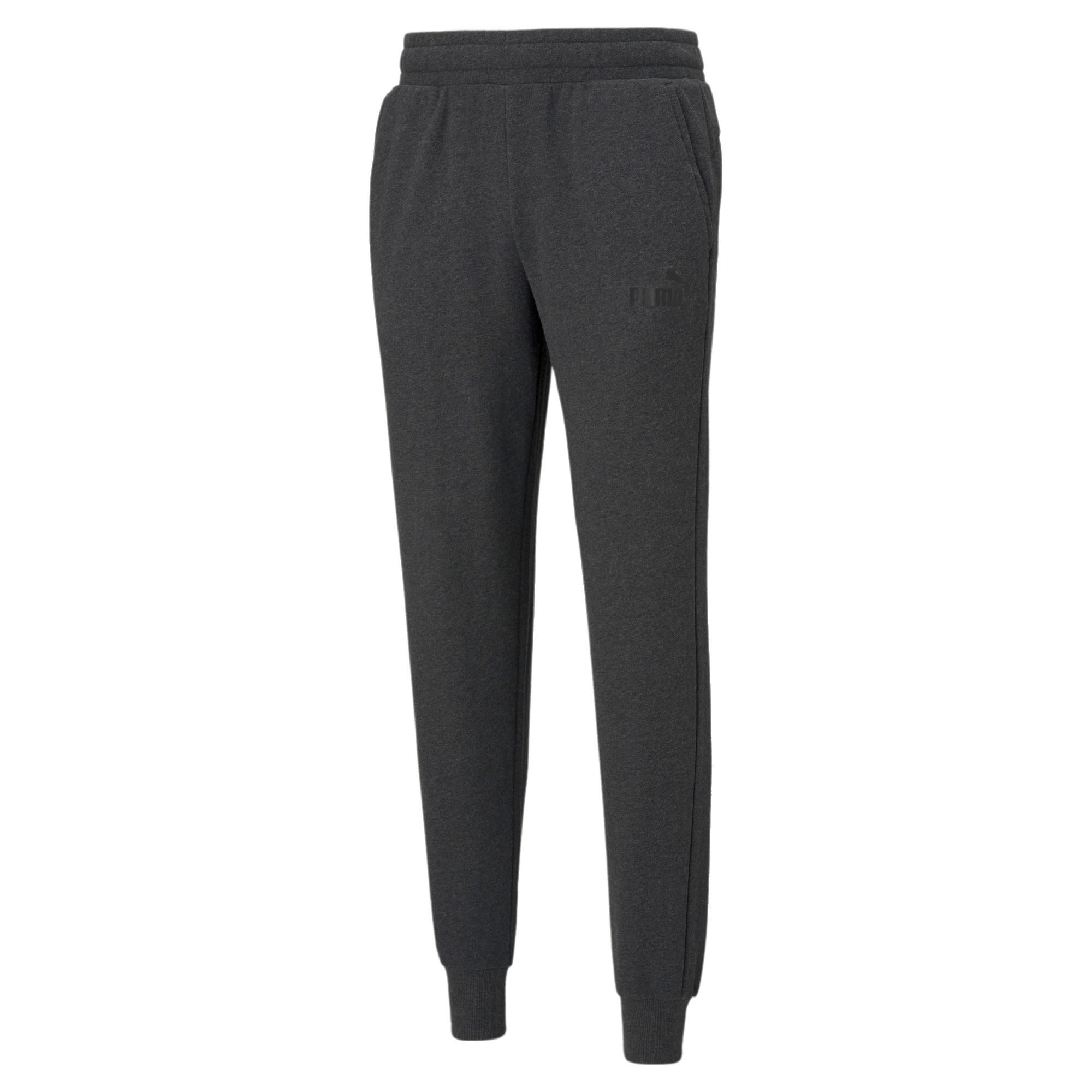 Puma Essentials Logo Sweat Pants Grau- Male Softshellhosen- Grsse S - Farbe Dark Gray Heather