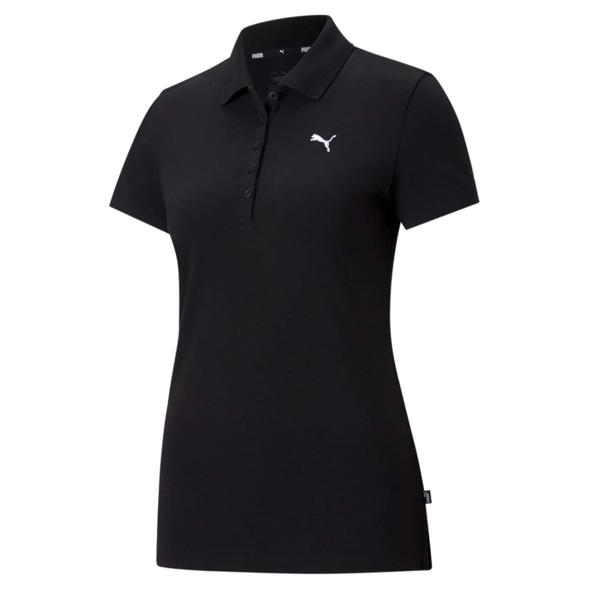 Puma Essentials Polo Schwarz- Female Kurzarm-Polos- Grsse XS - Farbe Puma Black - Cat