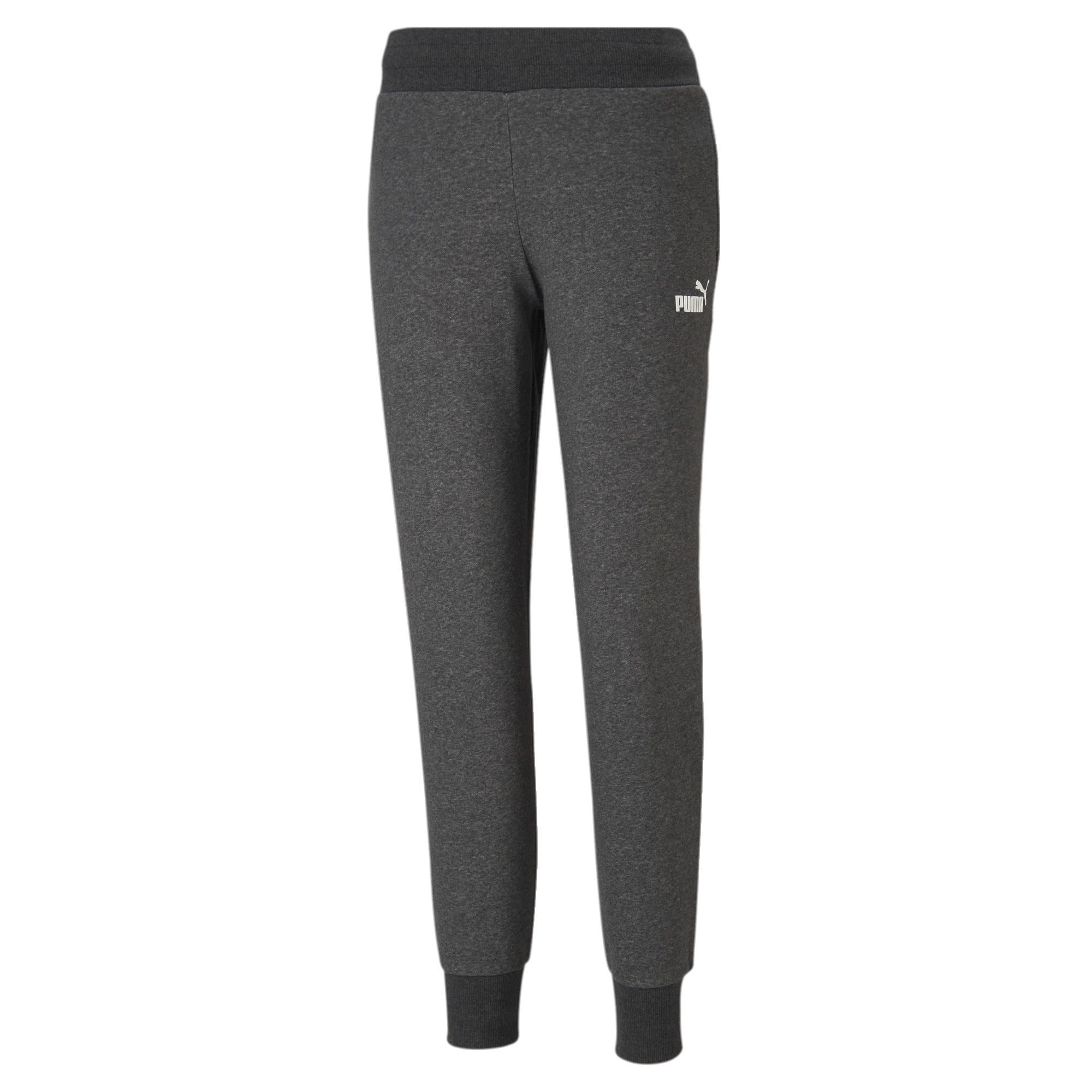 Puma Essentials Sweatpants FL CL Grau- Female Lange Hosen- Grsse XS - Farbe Dark Gray Heather