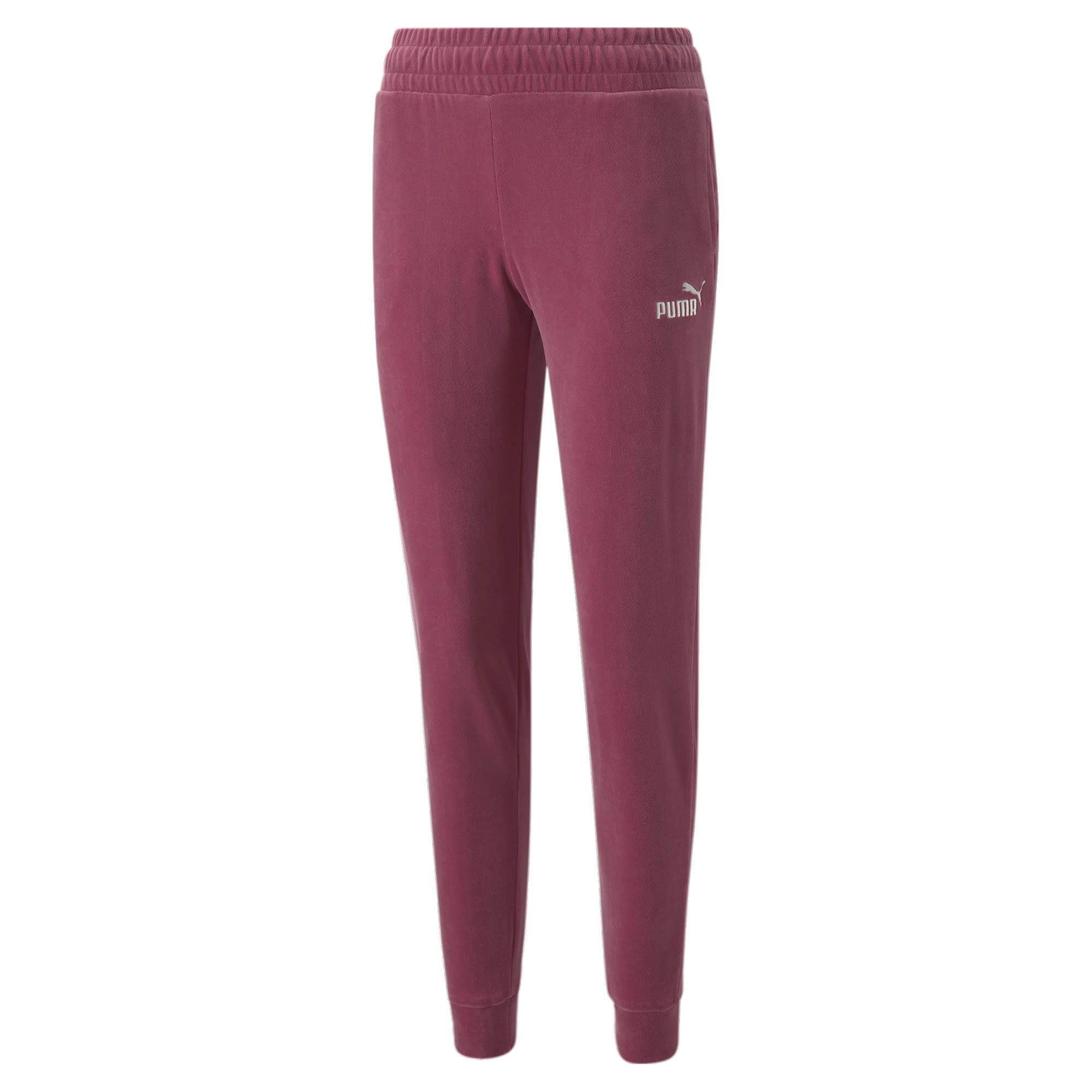 Puma Essentials+ Velour Pants CL Lila- Female Lange Hosen- Grsse S - Farbe Dusty Orchid