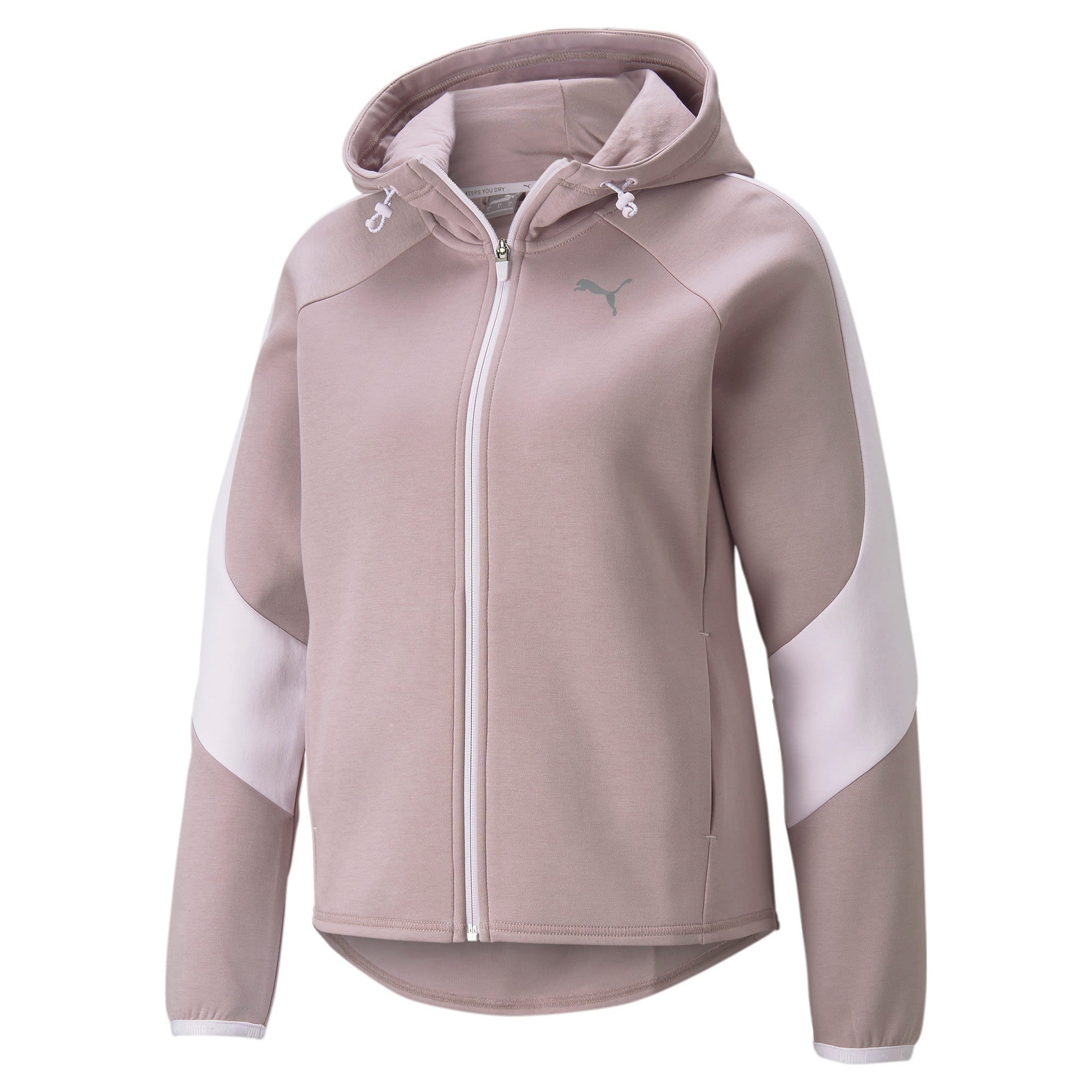 Puma Evostripe Full-Zip Hoodie Lila-Violett- Female Anoraks- Grsse XS - Farbe Quail