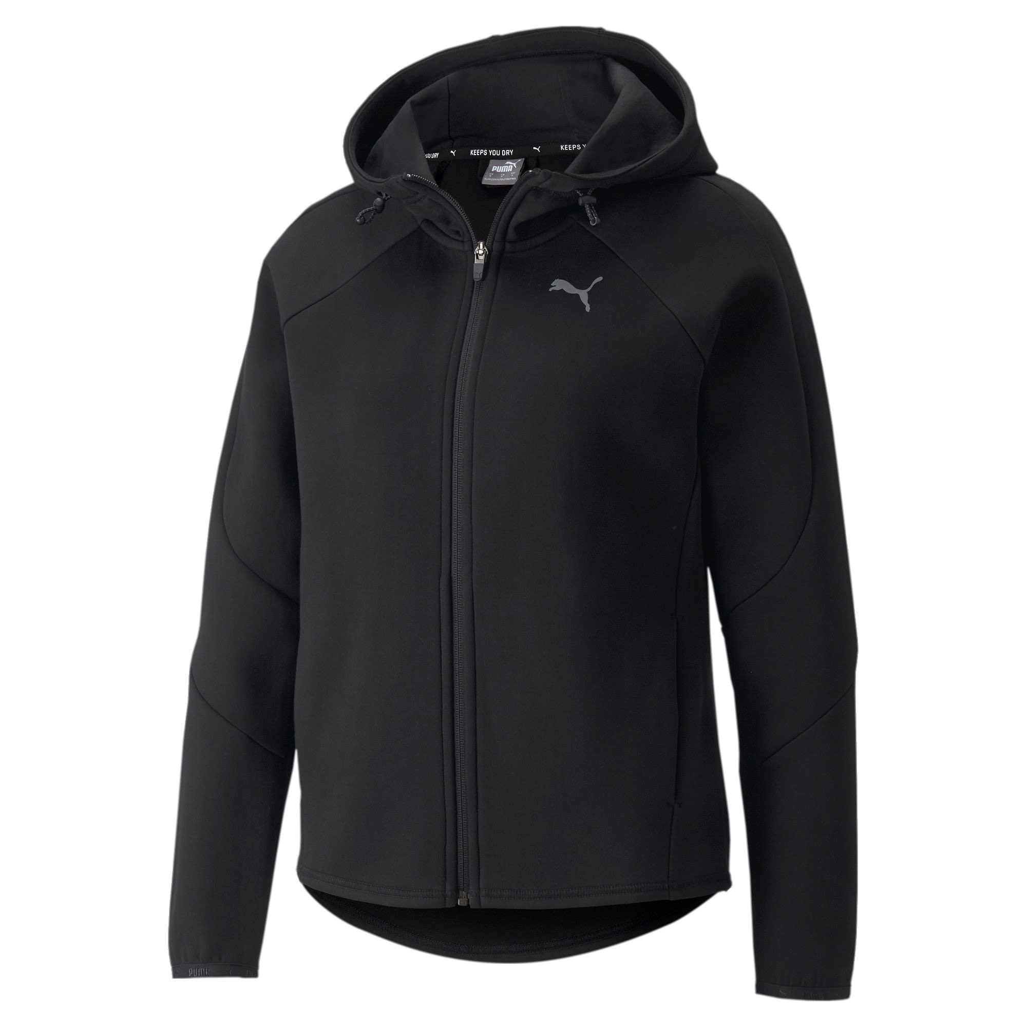 Puma Evostripe Full-Zip Hoodie Schwarz- Female Anoraks- Grsse S - Farbe Puma Black