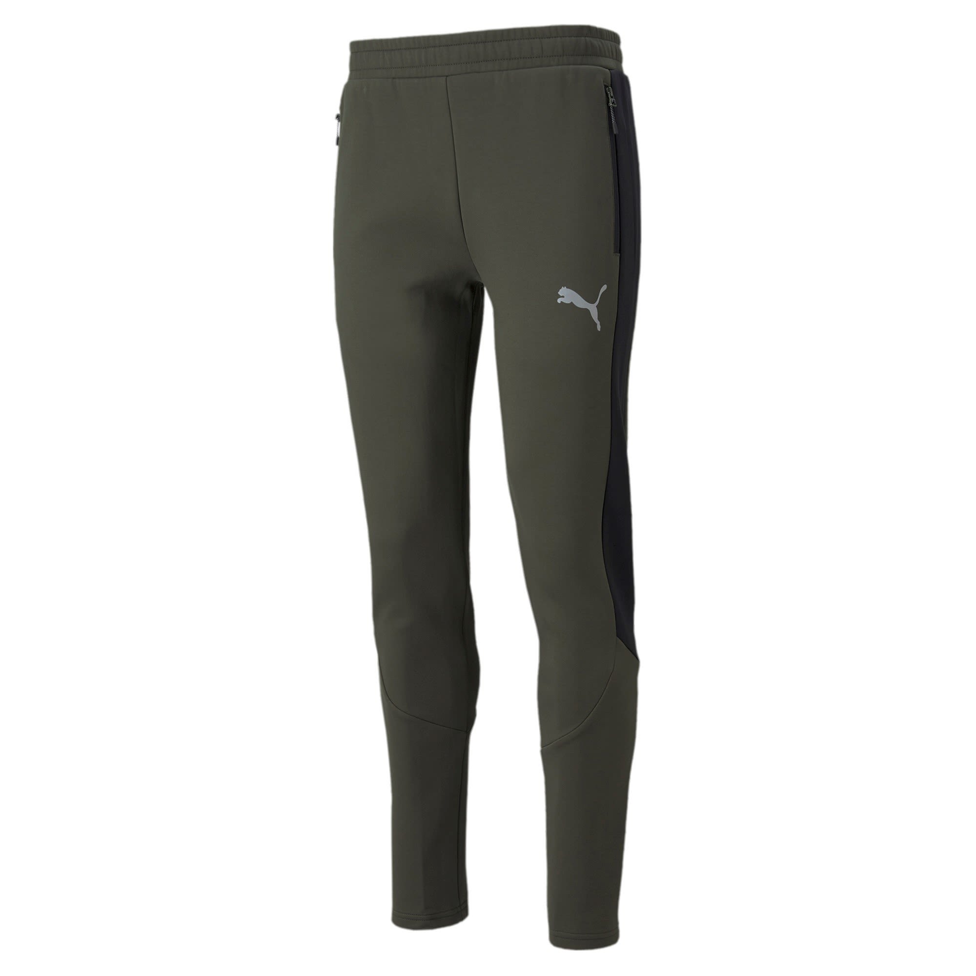 Puma Evostripe Pants Oliv- Male Softshellhosen- Grsse L - Farbe Forest Night