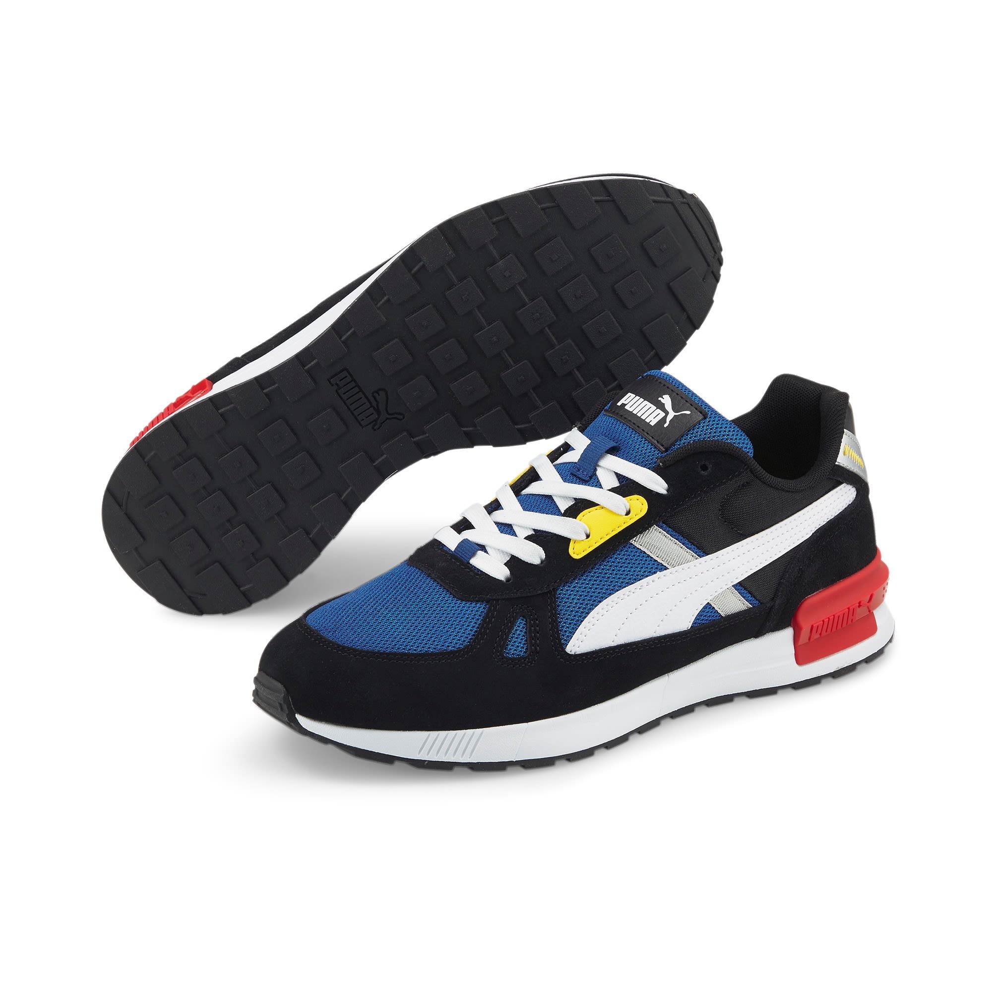 Puma Graviton Pro Mehrfarbig- Freizeitschuhe- Grsse EU 42-5 - Farbe Puma Black - Puma White - Limoges - Puma Silver