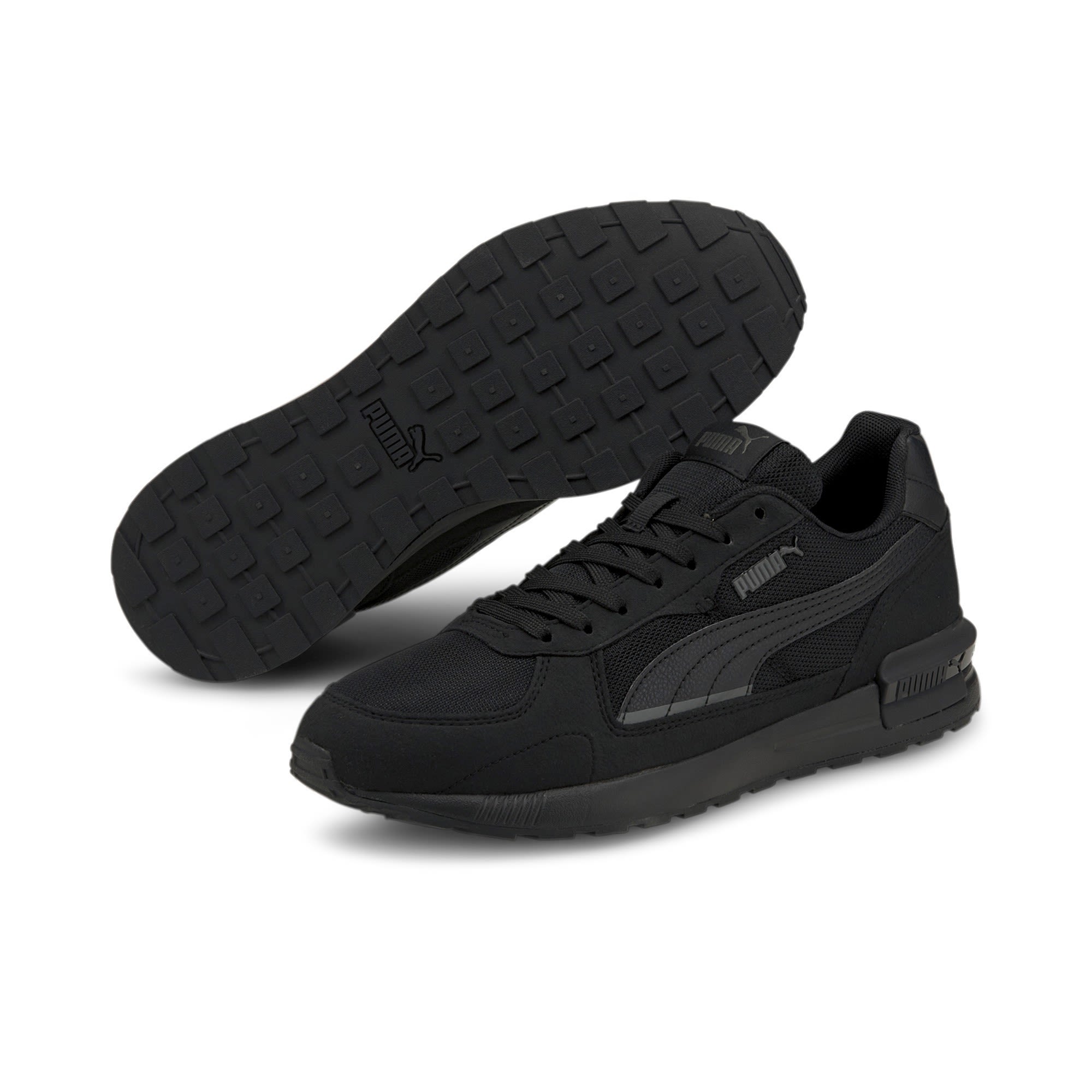 Puma Graviton Schwarz- Freizeitschuhe- Grsse EU 44 - Farbe Puma Black - Puma Black - Dark Shadow