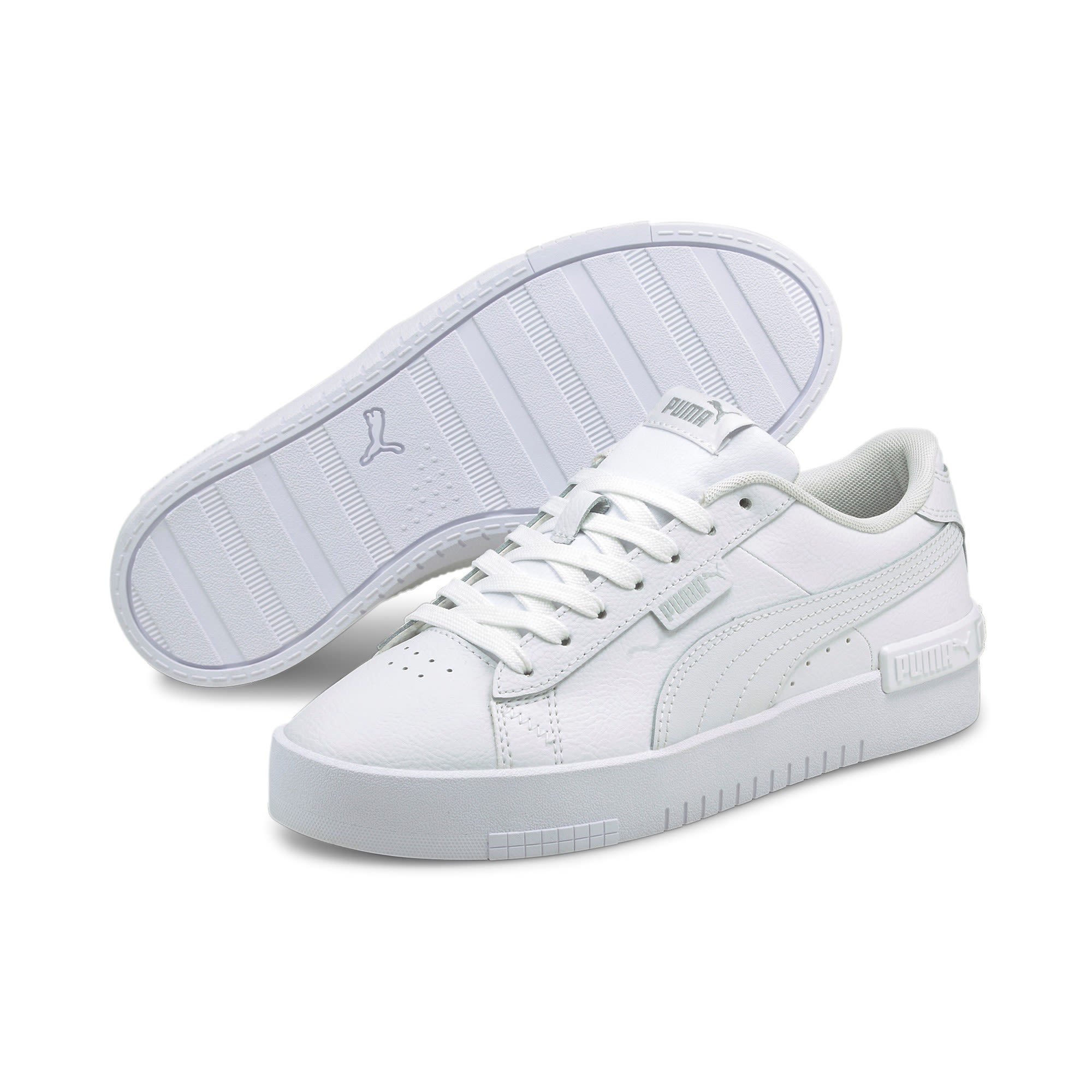 Puma Jada Weiss- Female Freizeitschuhe- Grsse EU 36 - Farbe Puma White - Puma White - Puma Silver