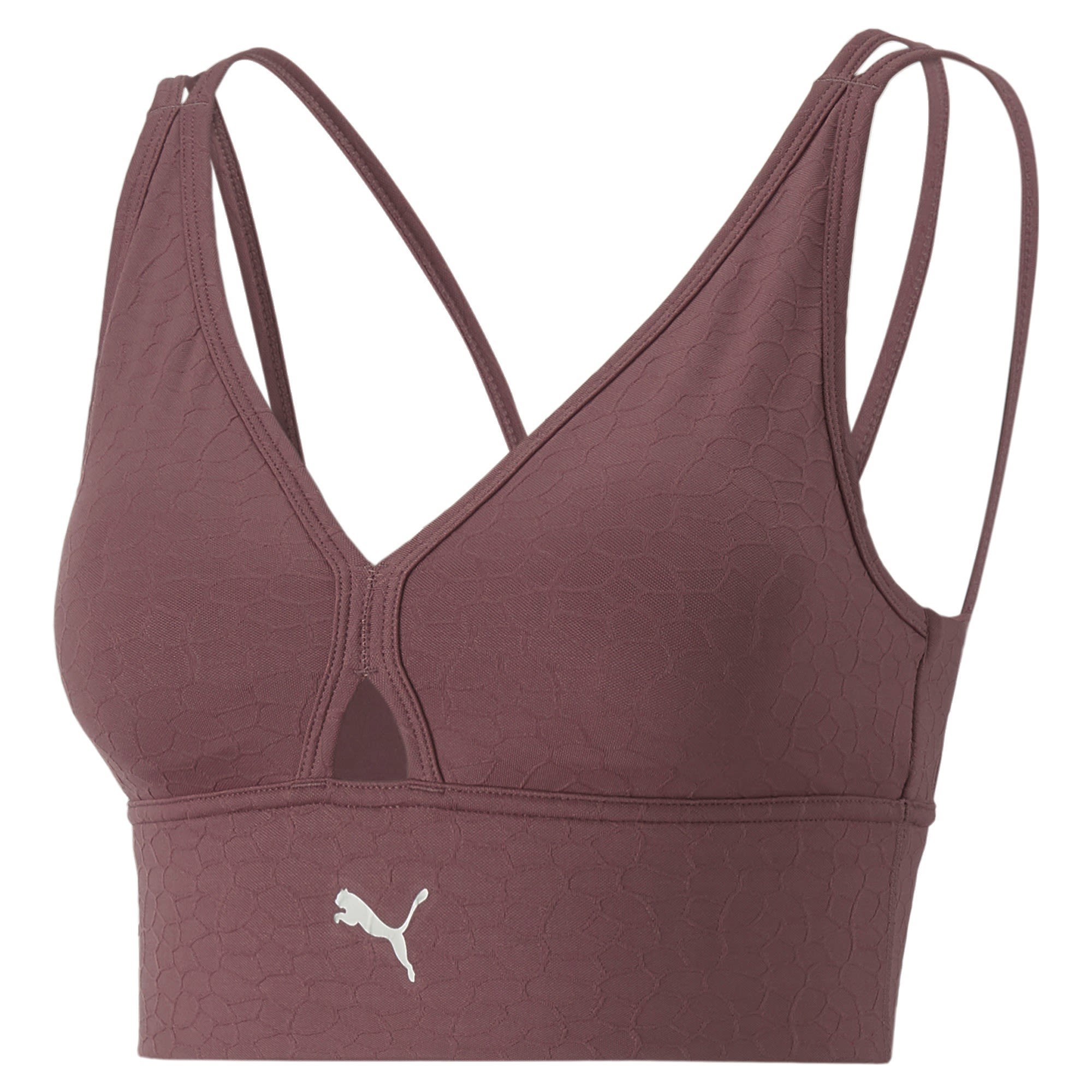 Puma Mid Impact Flawless Bra Lila- Female Sport-BHs- Grsse S - Farbe Dusty Plum