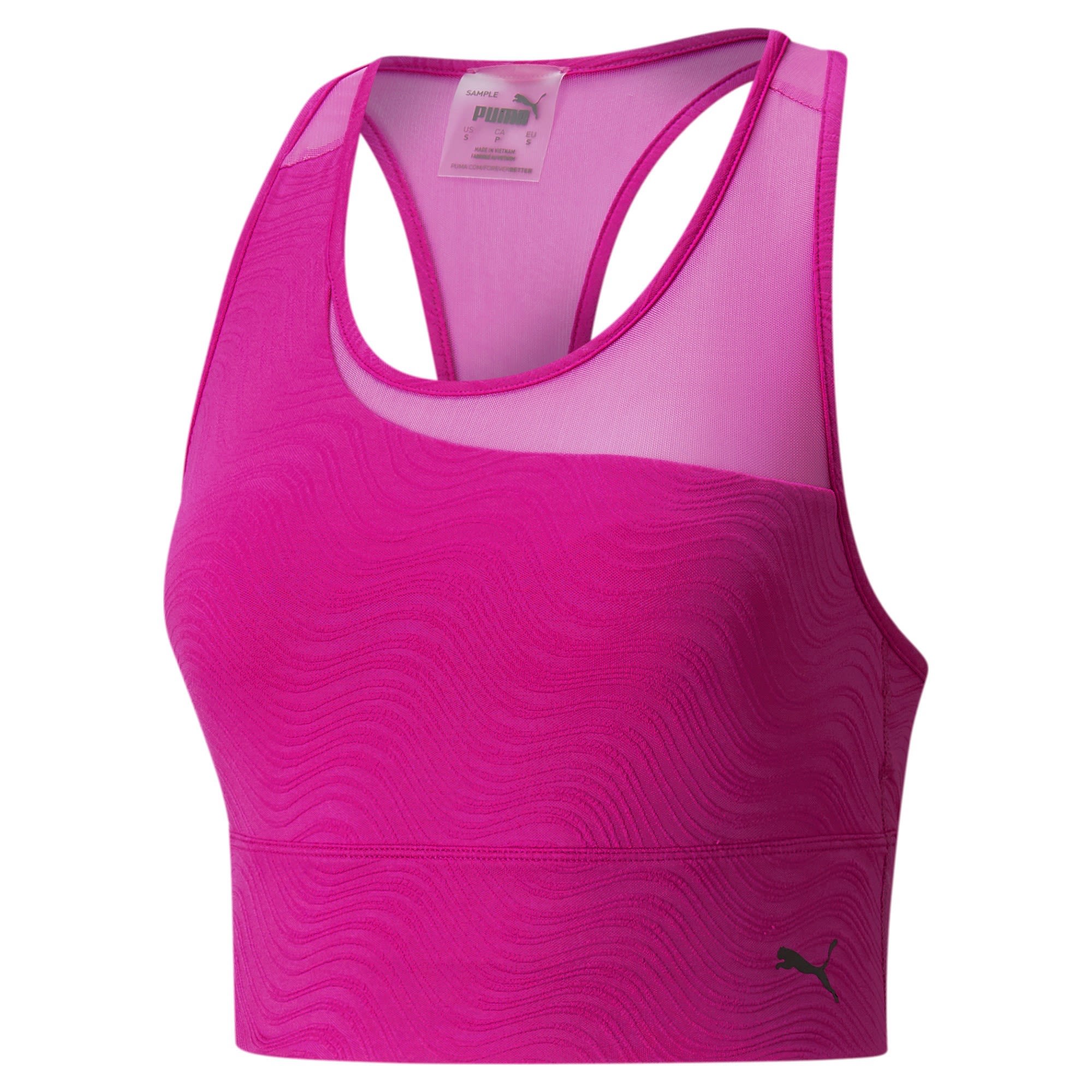 Puma Mid Impact Flawless Bra Pink- Female Sport-BHs- Grsse XS - Farbe Deep Orchid