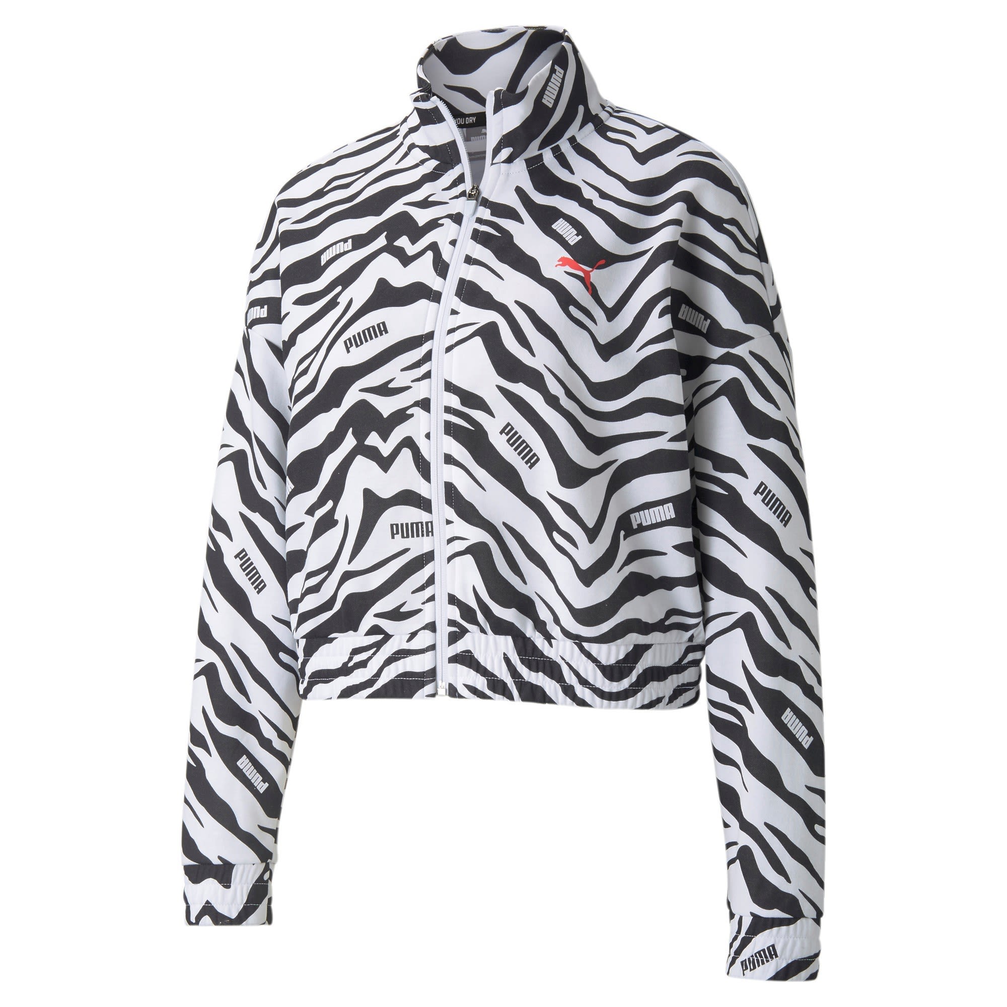 Puma Modern Sports AOP Track Jacket Schwarz- Female Anoraks- Grsse XL - Farbe Puma White