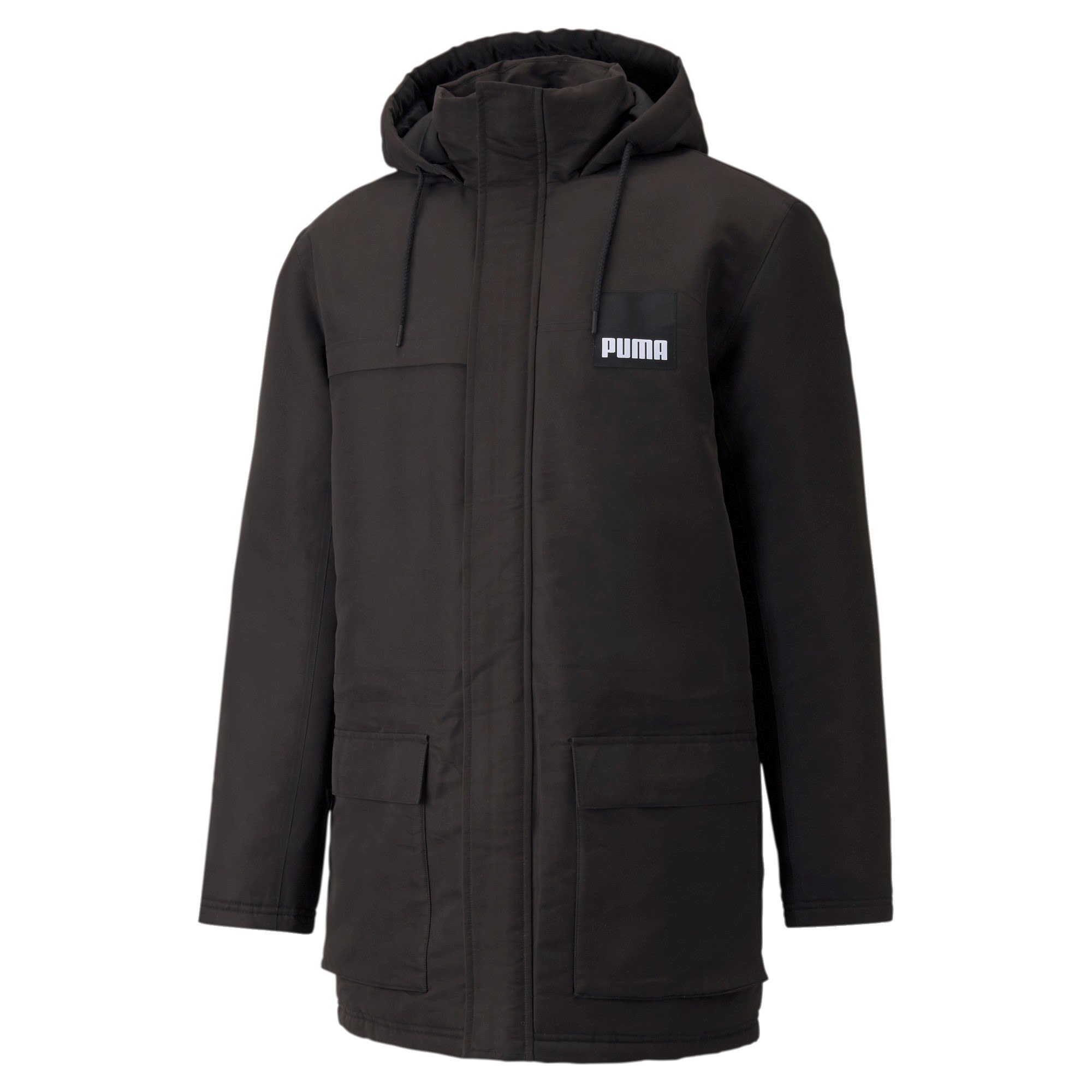 Puma Padded Parka Schwarz- Male Ponchos und Capes- Grsse M - Farbe Puma Black