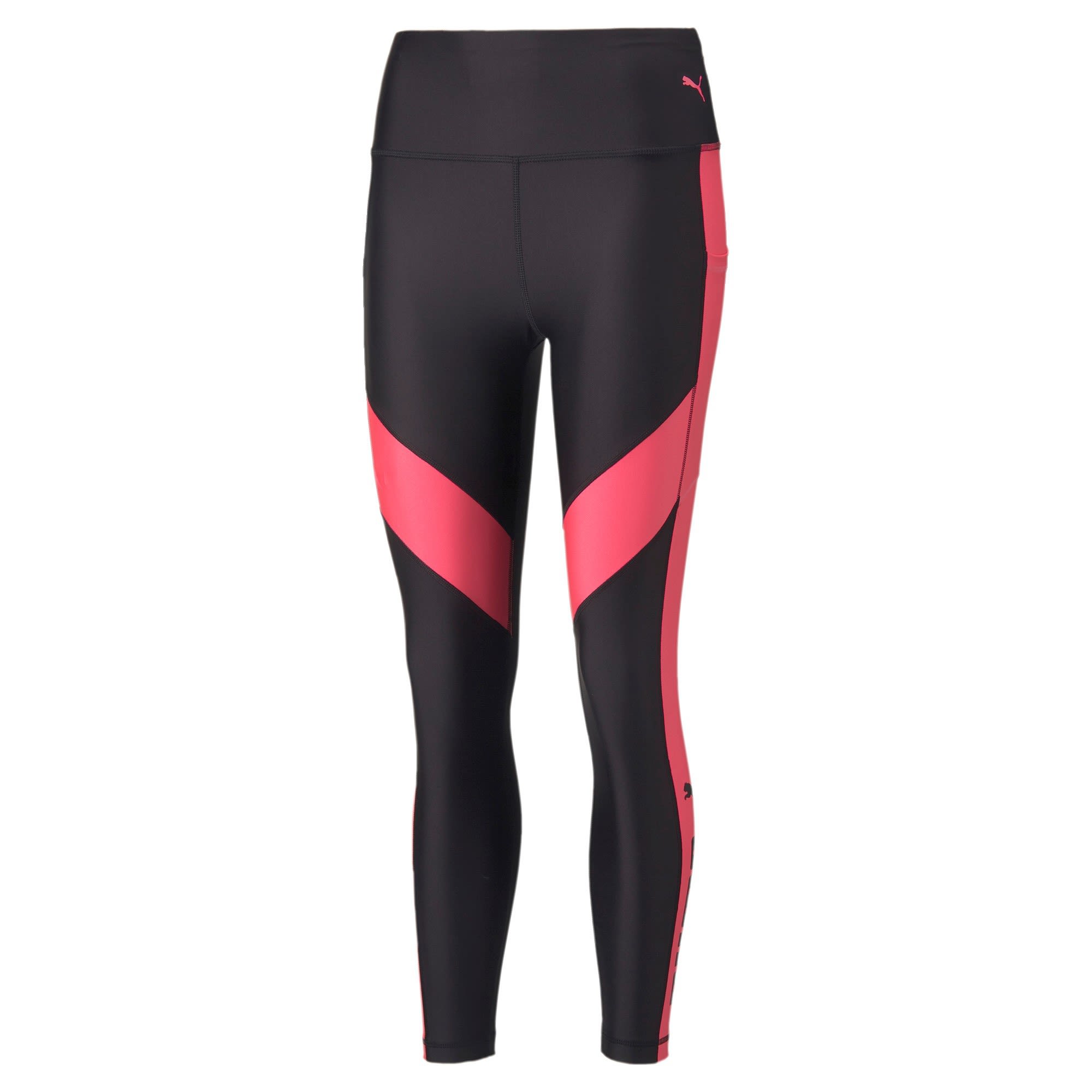 Puma Puma FIt Eversculpt 7-8 Tight Colorblock - Pink - Schwarz- Female Leggings und Tights- Grsse XS - Farbe Puma Black - Sunset Pink