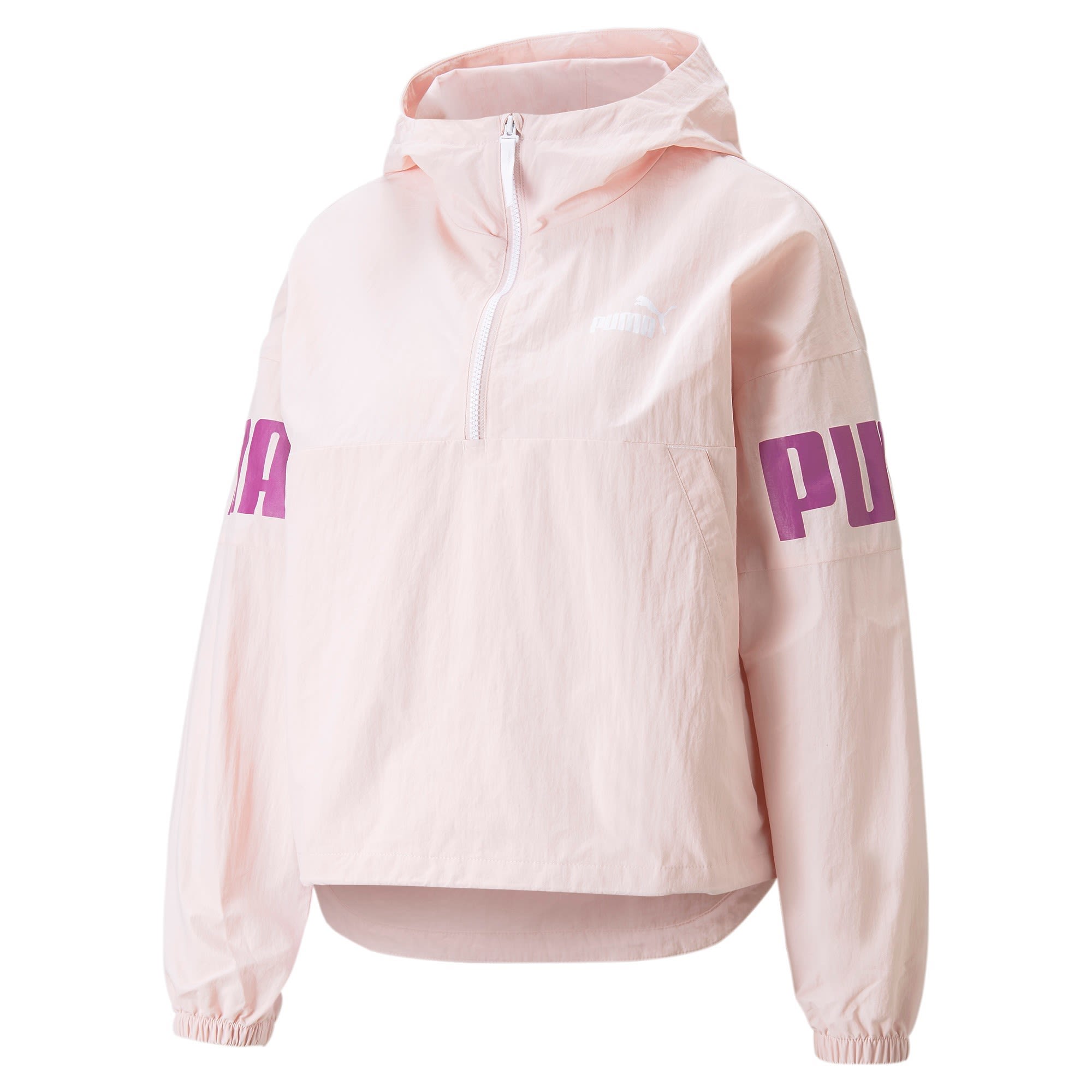 Puma Puma Power 1-2 Zip Windbreaker Pink- Female Anoraks- Grsse XS - Farbe Chalk Pink