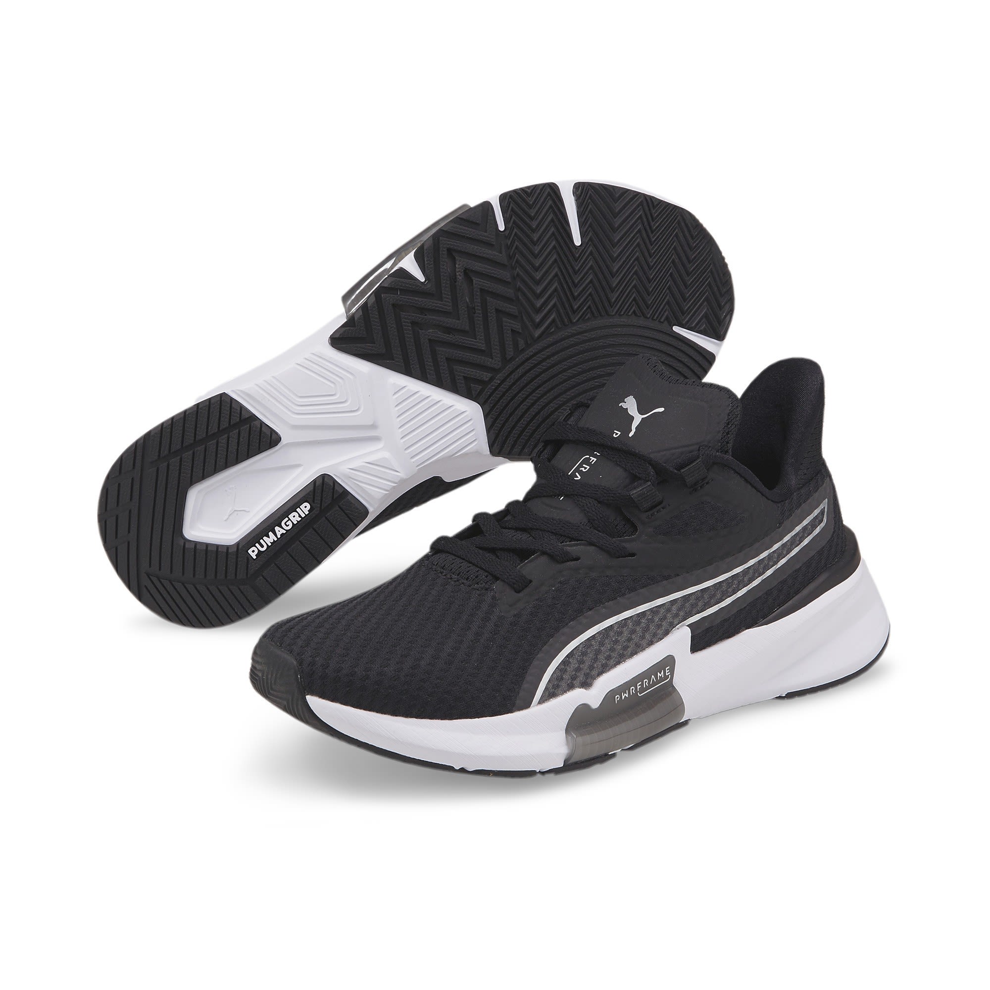 Puma PWR Frame TR Schwarz- Female Trailrunning- und Laufschuhe- Grsse EU 36 - Farbe Puma Black - Puma White