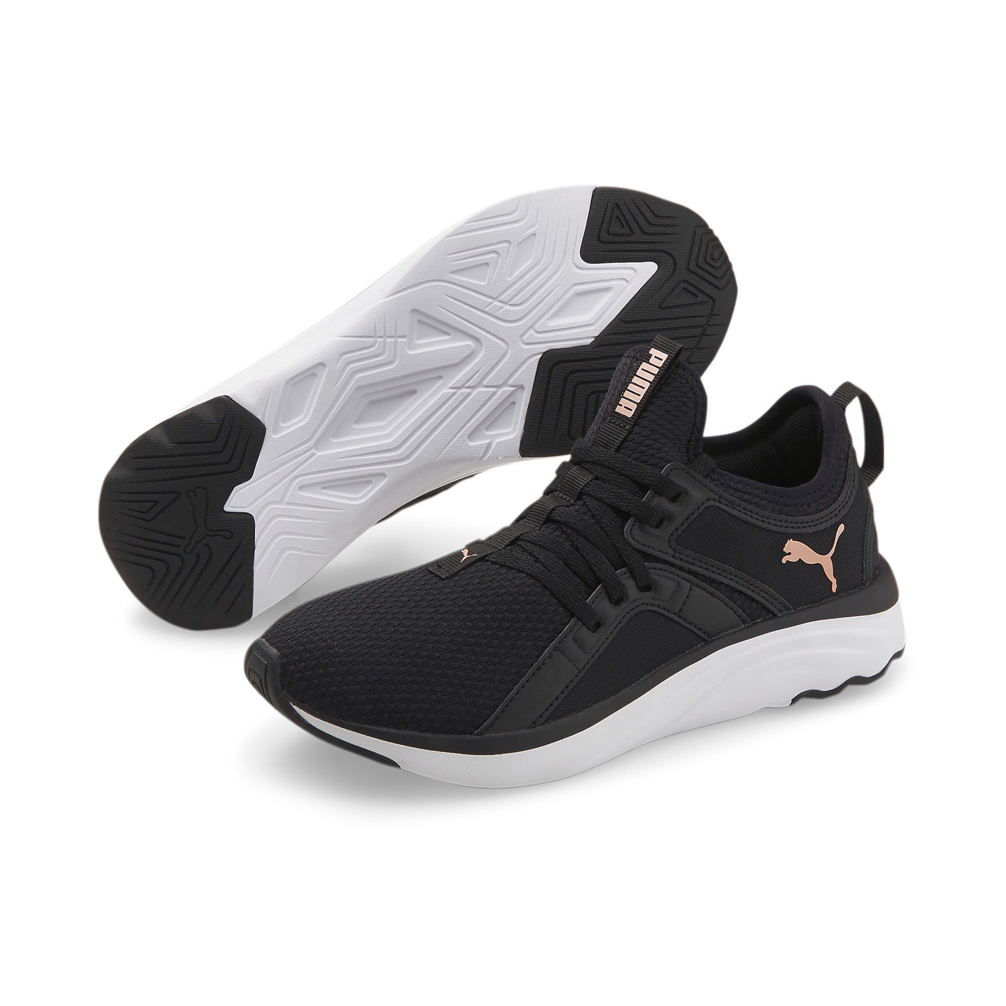 Puma Softride Sophia Schwarz- Female Trailrunning- und Laufschuhe- Grsse EU 40-5 - Farbe Puma Black - Rose Gold