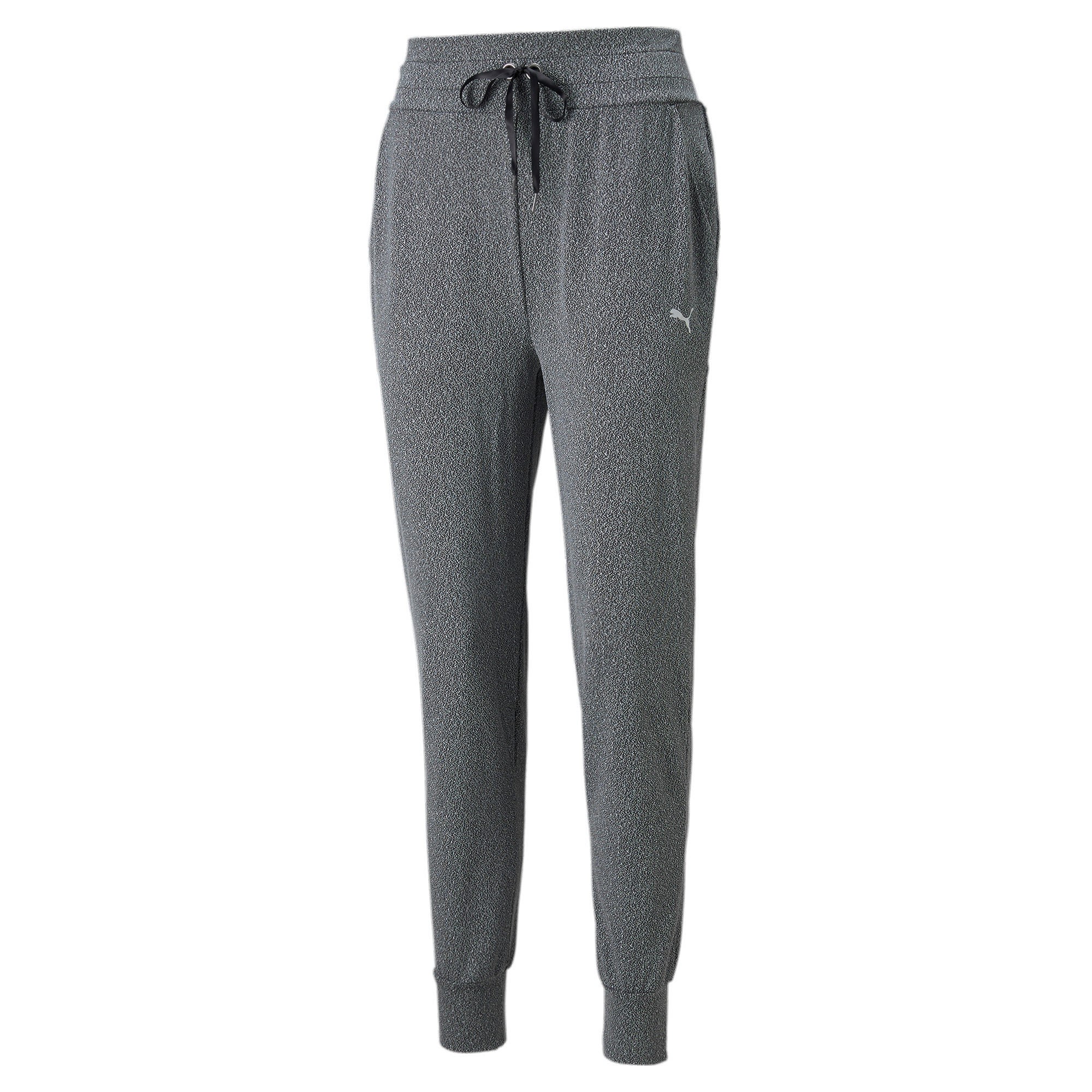 Puma Stardust Knit Jogger Grau- Female Lange Hosen- Grsse XS - Farbe Puma Black