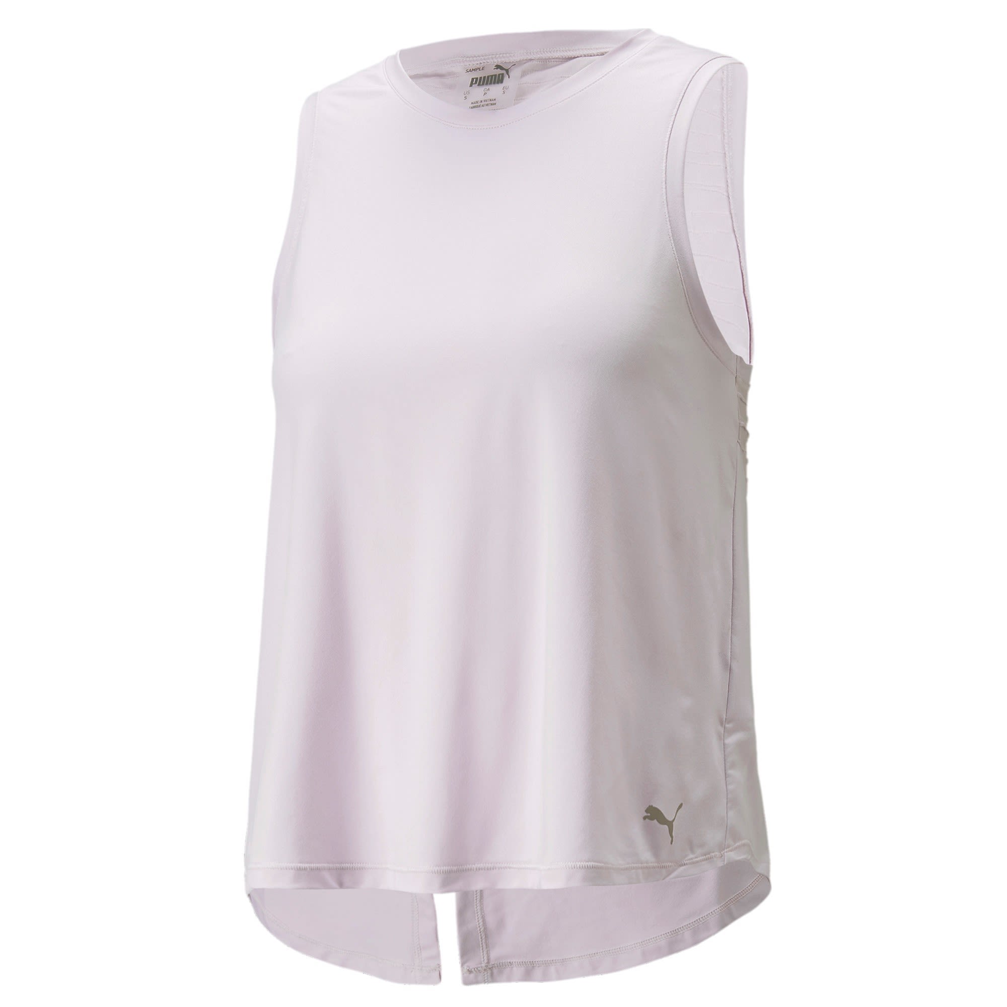 Puma Studio Trend Relaxed Tank Lila-Violett- Female Tops - rmellose Shirts- Grsse XL - Farbe Lavender Fog