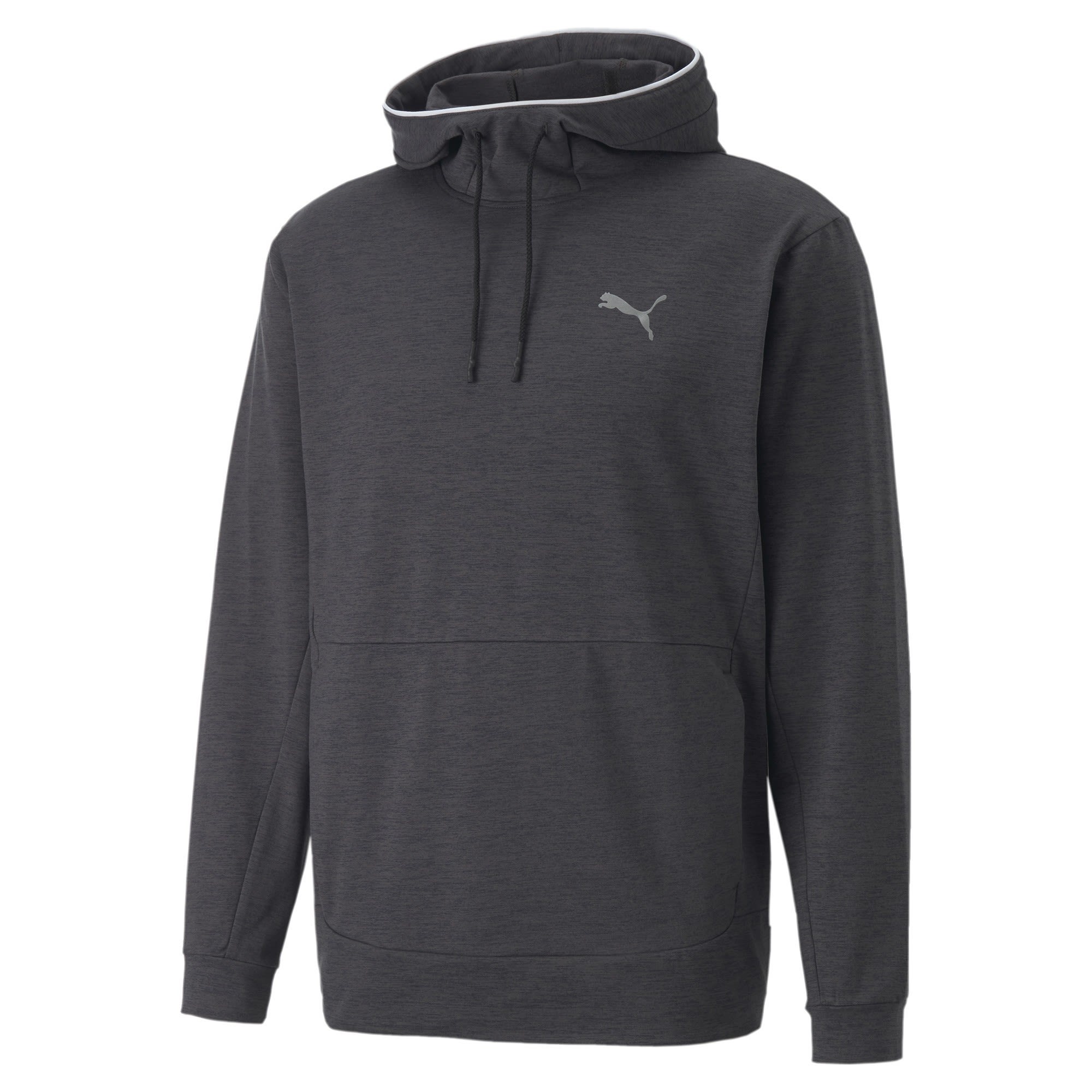 Puma Train Cloudspun Hoodie Schwarz- Male Sweaters und Hoodies- Grsse S - Farbe Puma Black Heather