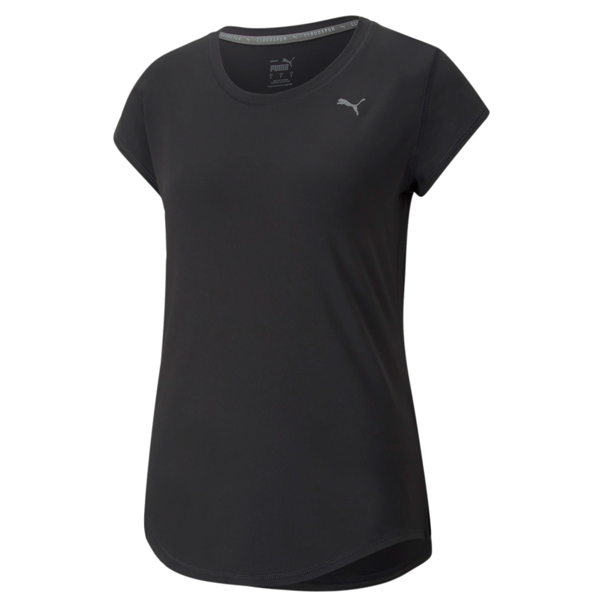 Puma Train Cloudspun Short-Sleeve Top Schwarz- Female Kurzarm-Shirts- Grsse XS - Farbe Puma Black
