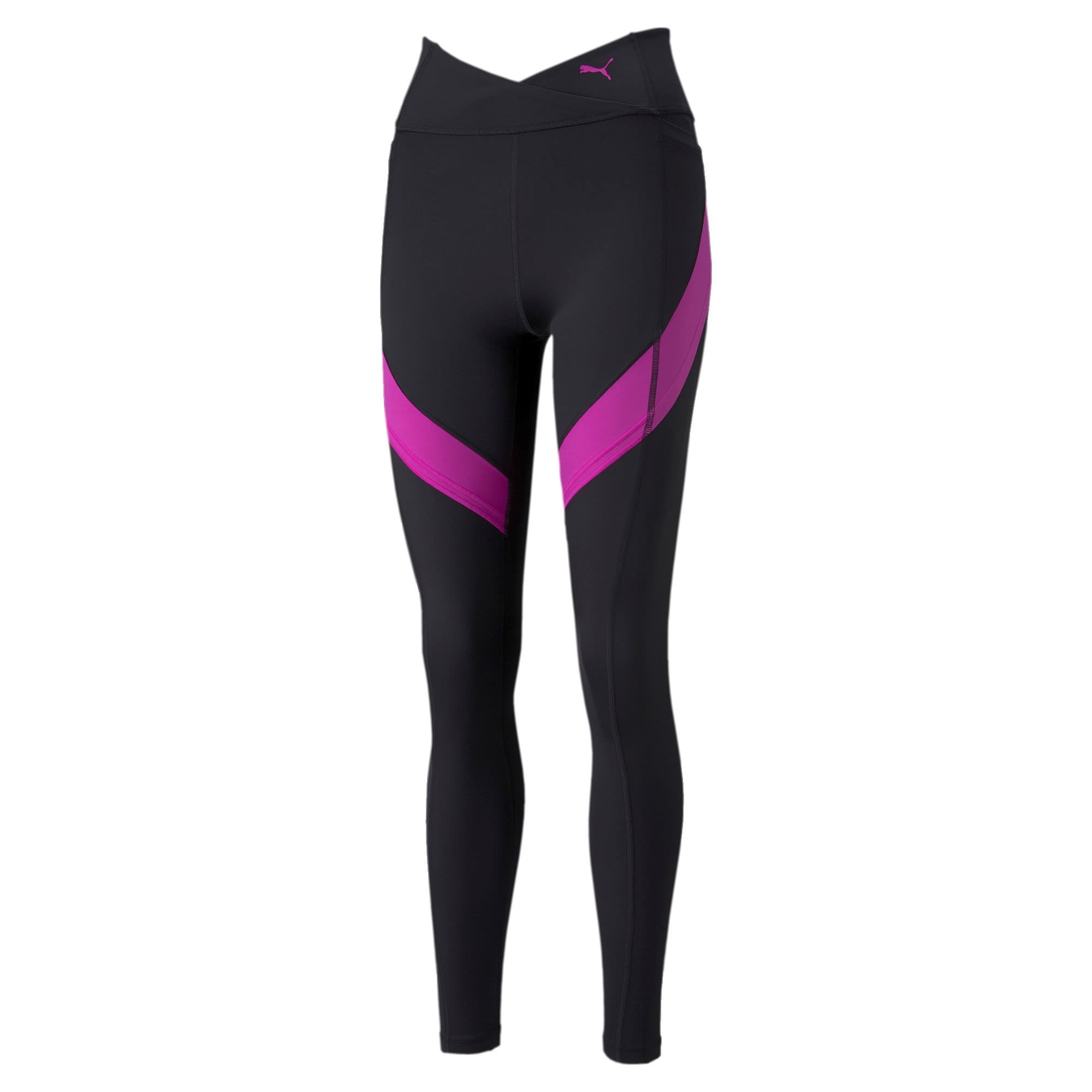 Puma Train Eversculpt High Waist Full Tight Schwarz- Female Leggings und Tights- Grsse XS - Farbe Puma Black - Deep Orchid