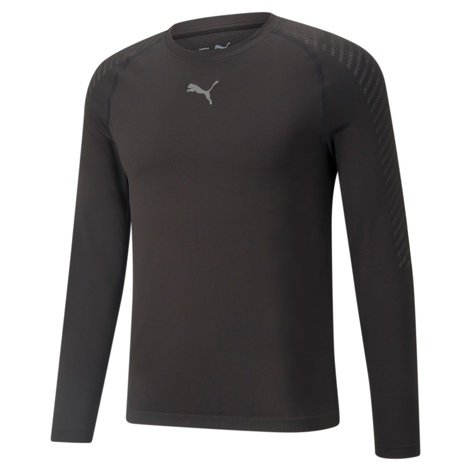 Puma Train Formknit Seamless Long-Sleeve Tee Schwarz- Male Langarm-Shirts- Grsse S - Farbe Puma Black