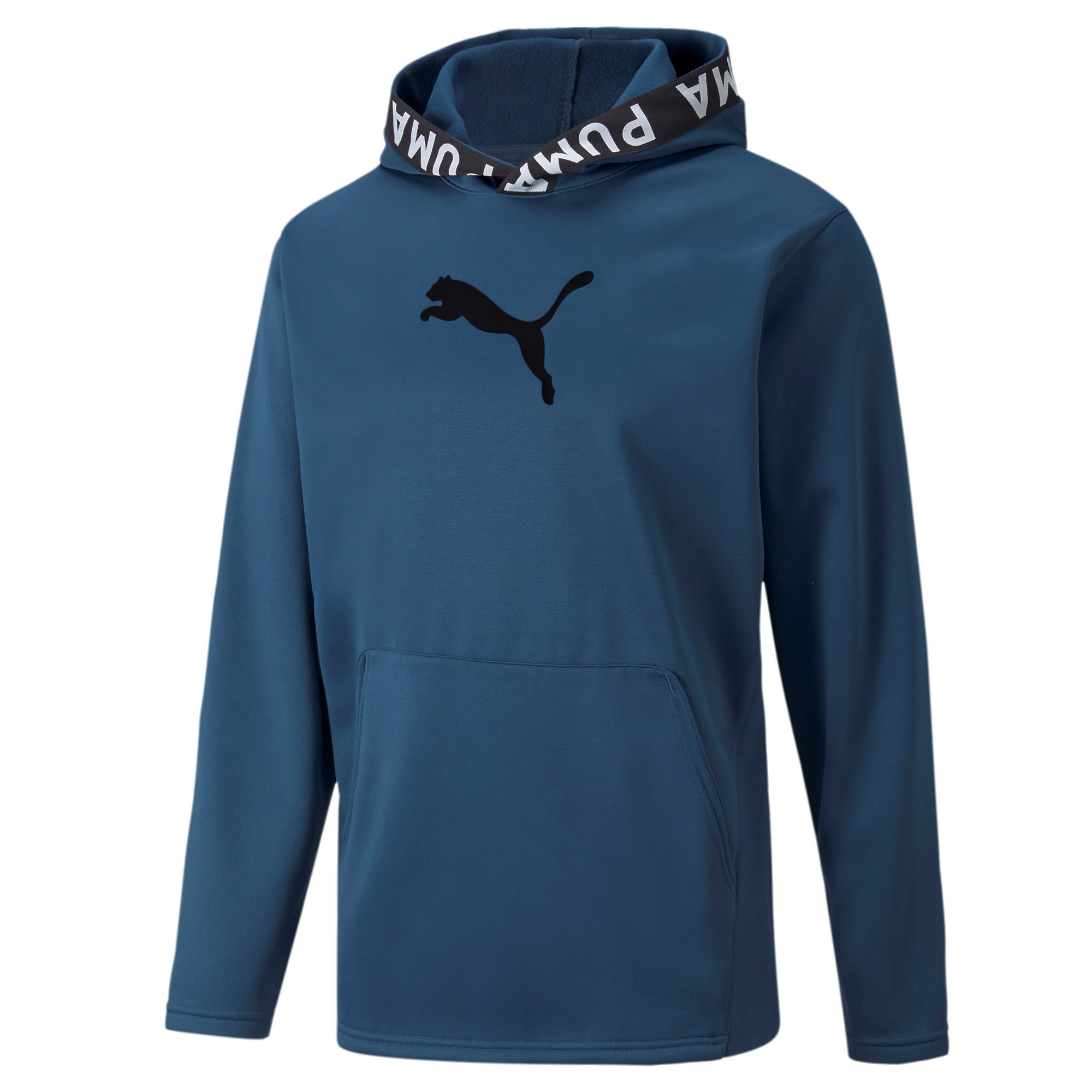 Puma Train PWR Fleece Hoodie Blau- Male Fleece- und Powerstretch-Pullover- Grsse L - Farbe Intense Blue