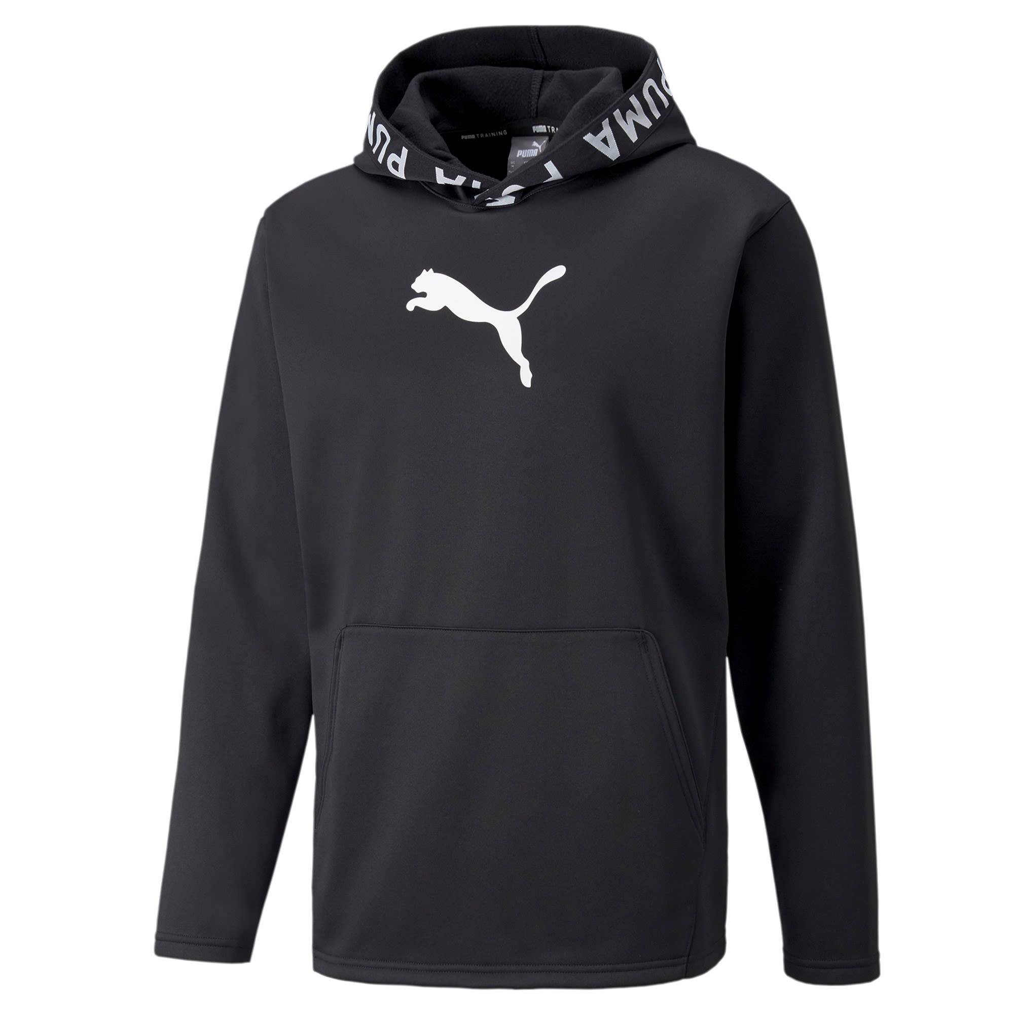 Puma Train PWR Fleece Hoodie Schwarz- Male Fleece- und Powerstretch-Pullover- Grsse M - Farbe Puma Black