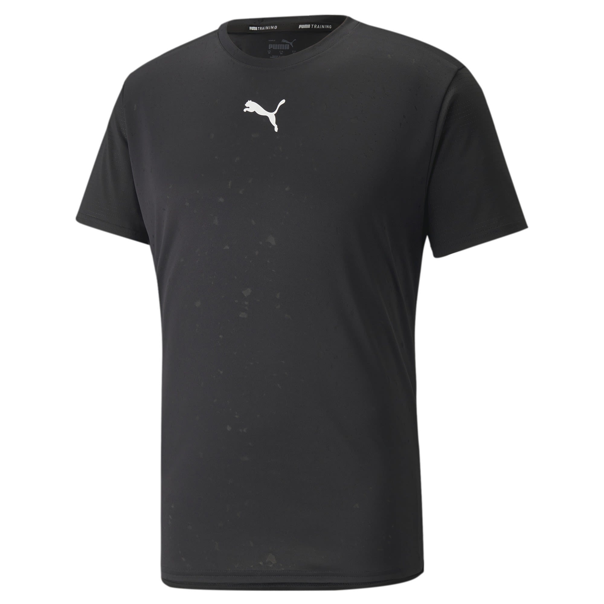 Puma Train Vent Tee Schwarz- Male Kurzarm-Shirts- Grsse XL - Farbe Puma Black - Q2 Jacquard