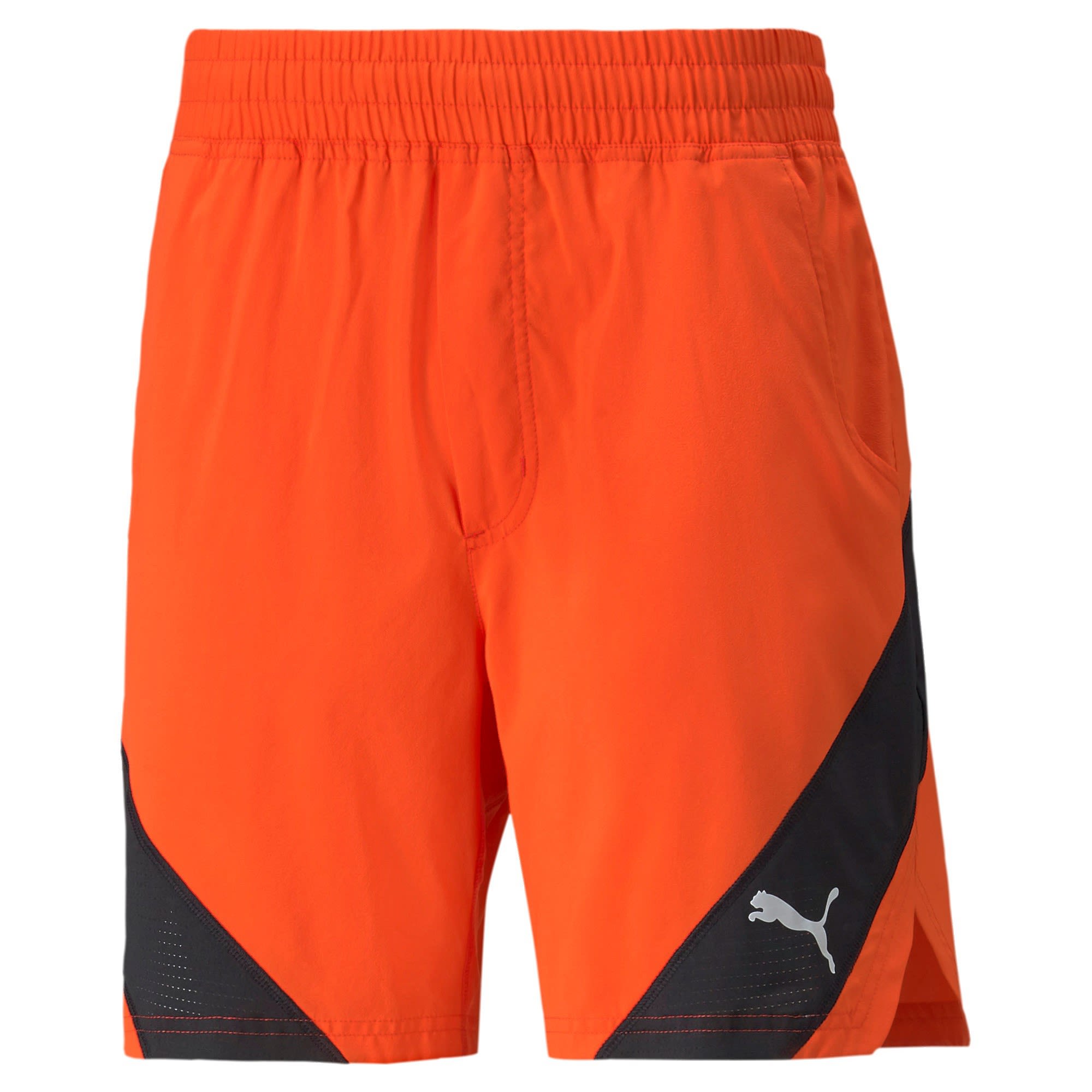 Puma Train Vent Woven Shorts Orange- Male Shorts- Grsse XS - Farbe Cherry Tomato