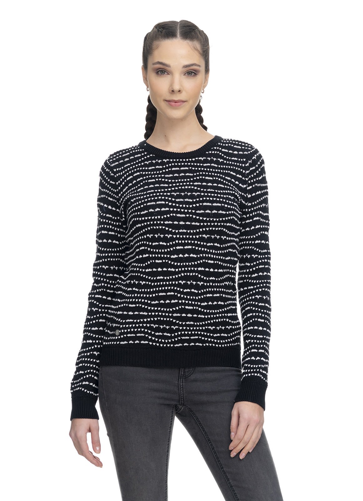 Ragwear Abory Organic Schwarz- Female Freizeitpullover- Grsse XXL - Farbe Black