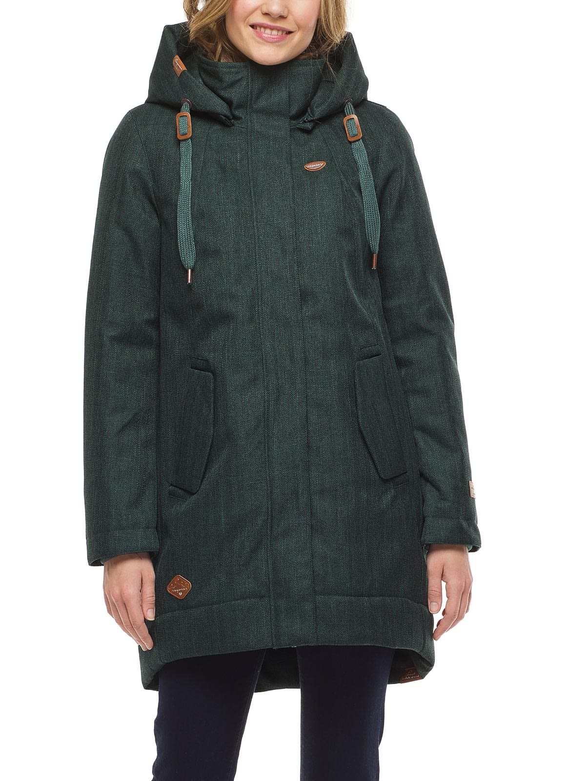 Ragwear Bergamot Grn- Female Ponchos und Capes- Grsse XS - Farbe Dark Green