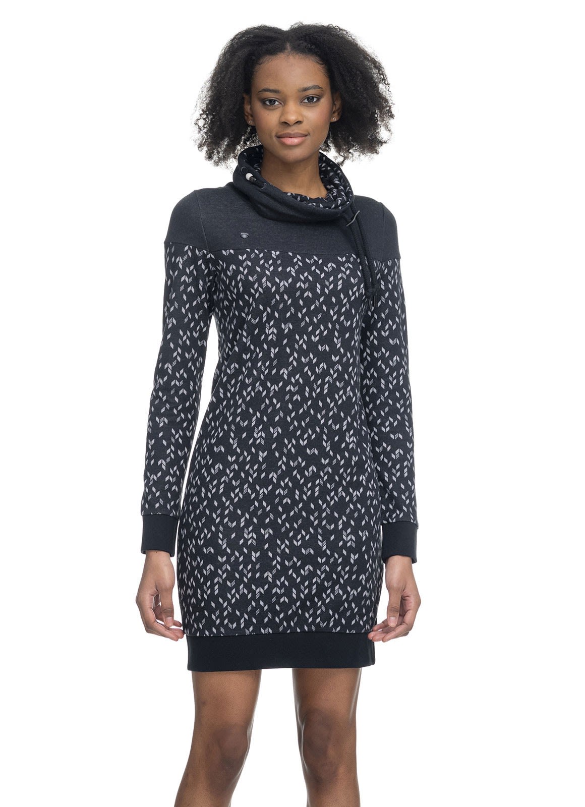 Ragwear Chloe Dress Schwarz- Female Kleider- Grsse XS - Farbe Black
