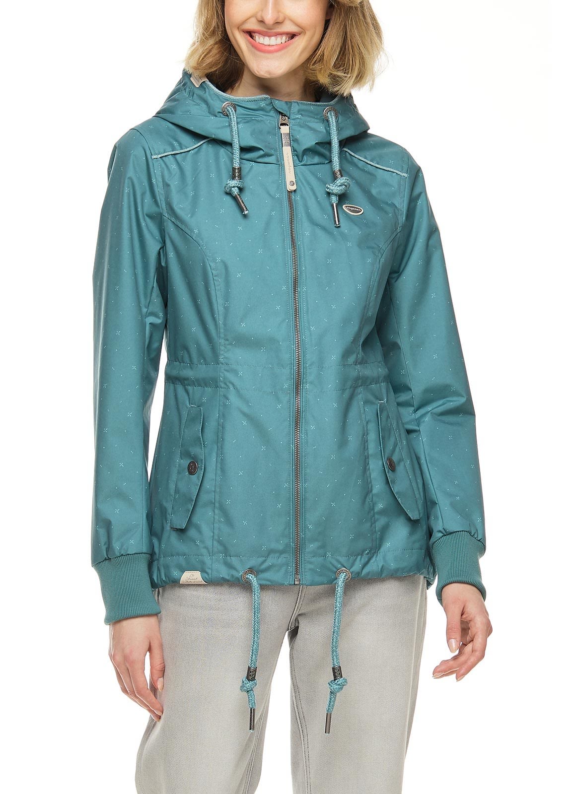 Ragwear Danka Night SKY Blau- Female Ponchos und Capes- Grsse XS - Farbe Aqua