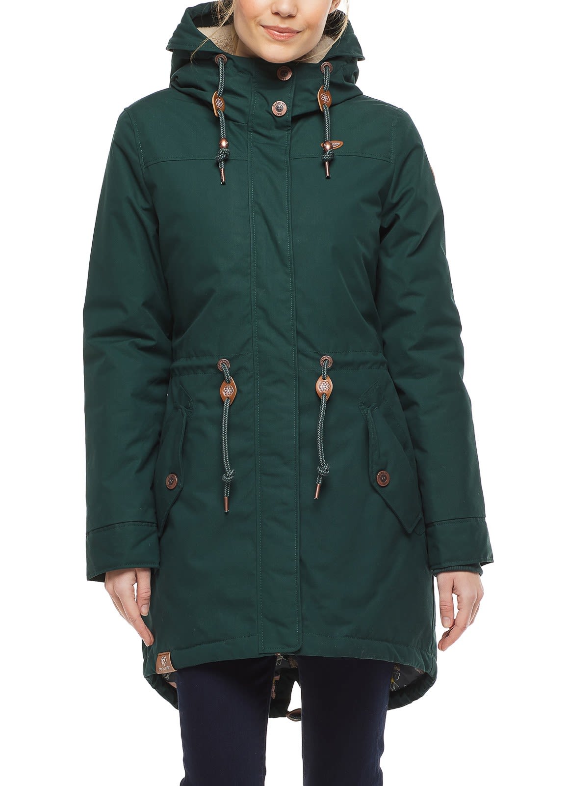 Ragwear Elba Coat B (Vorgngermodell) Grn- Female Freizeitmntel- Grsse XS - Farbe Dark Green