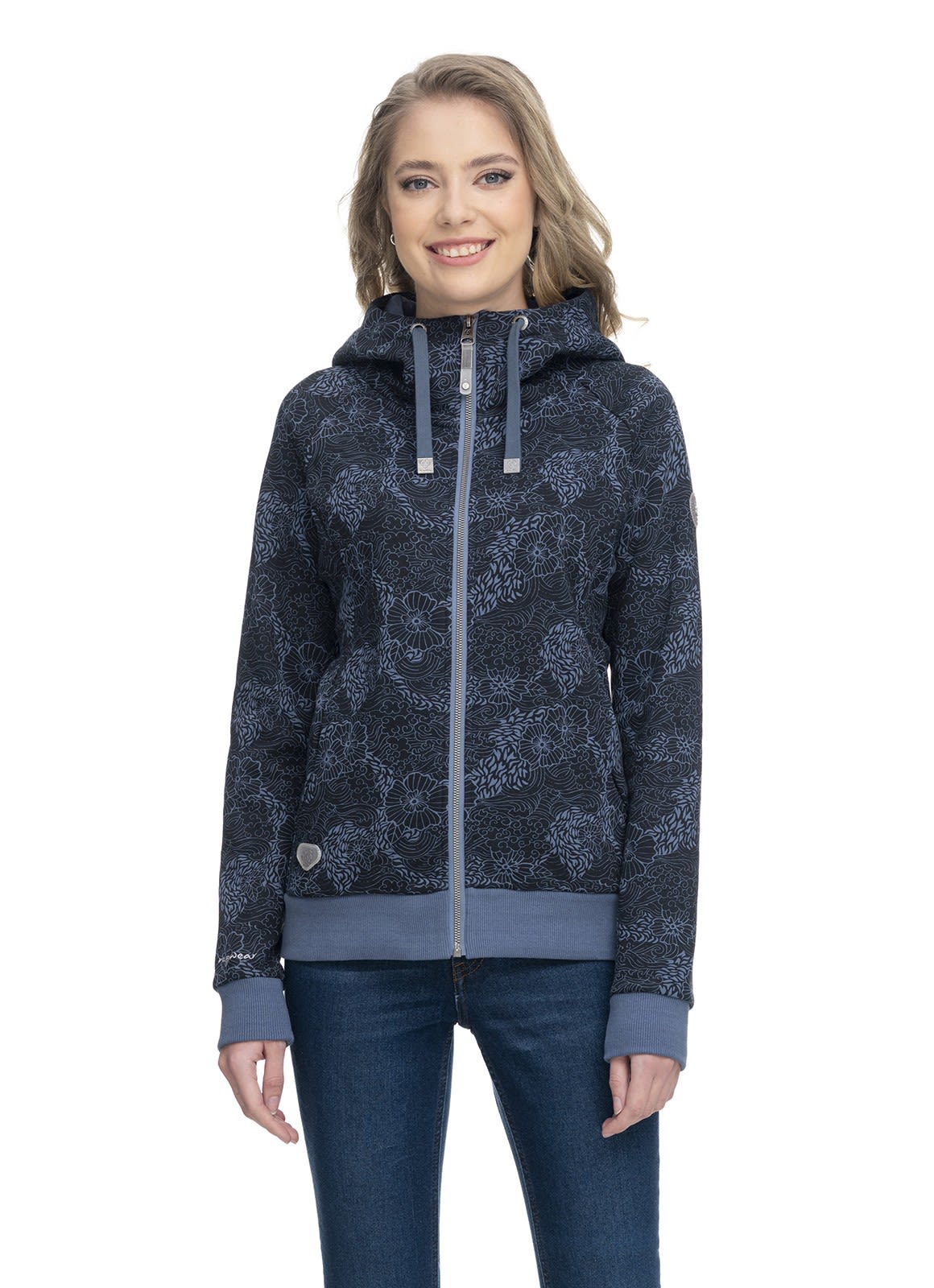 Ragwear Fllow Remake Blau- Female Ponchos und Capes- Grsse S - Farbe Blue