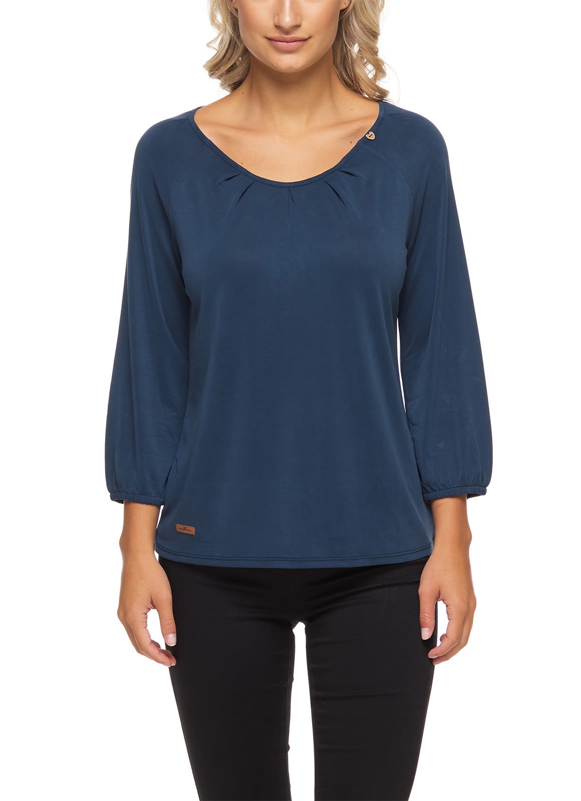 Ragwear Geny Blau- Female Langarm-Shirts- Grsse XS - Farbe Indigo