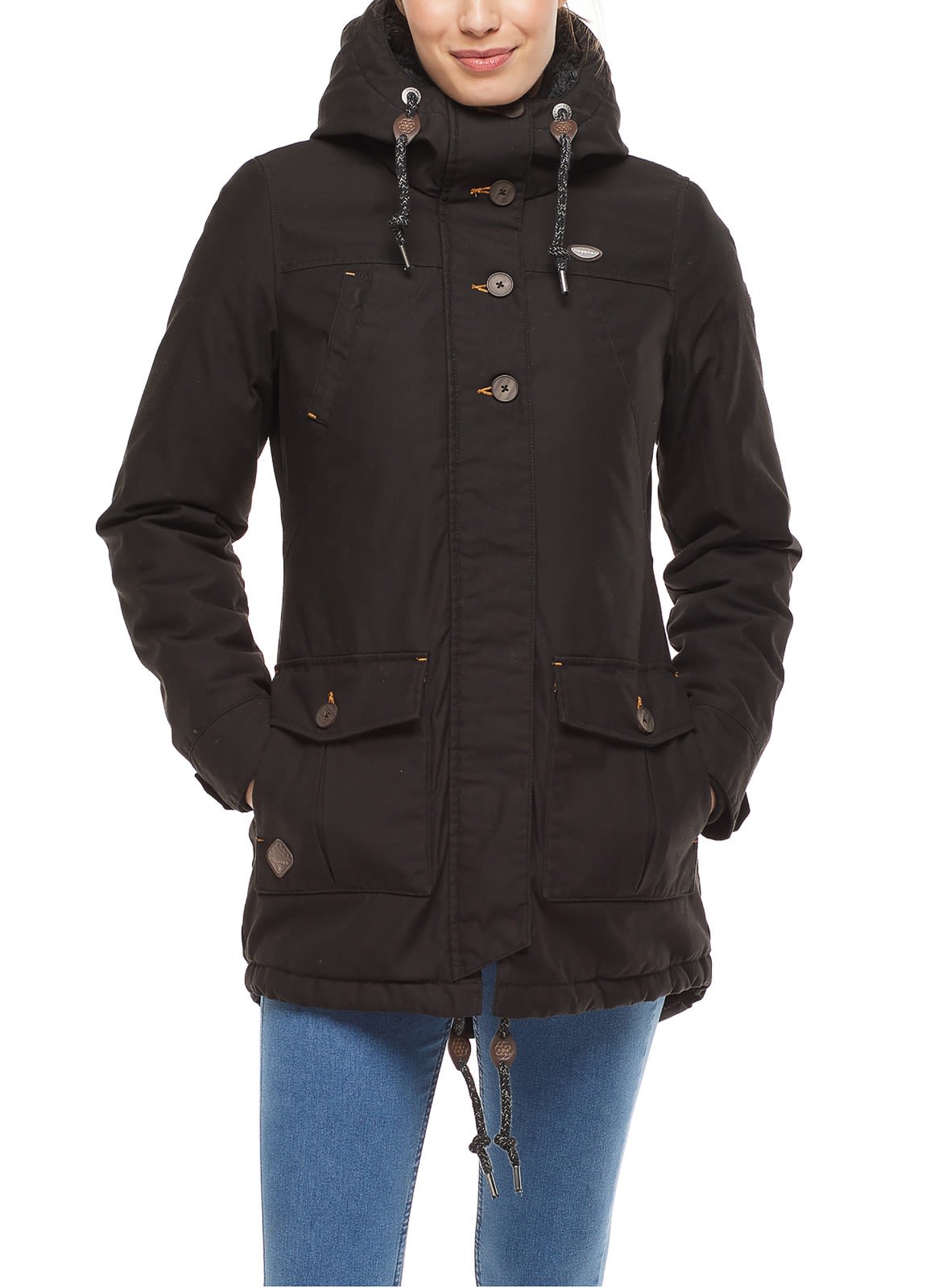 Ragwear Jane Schwarz- Female Ponchos und Capes- Grsse XS - Farbe Black