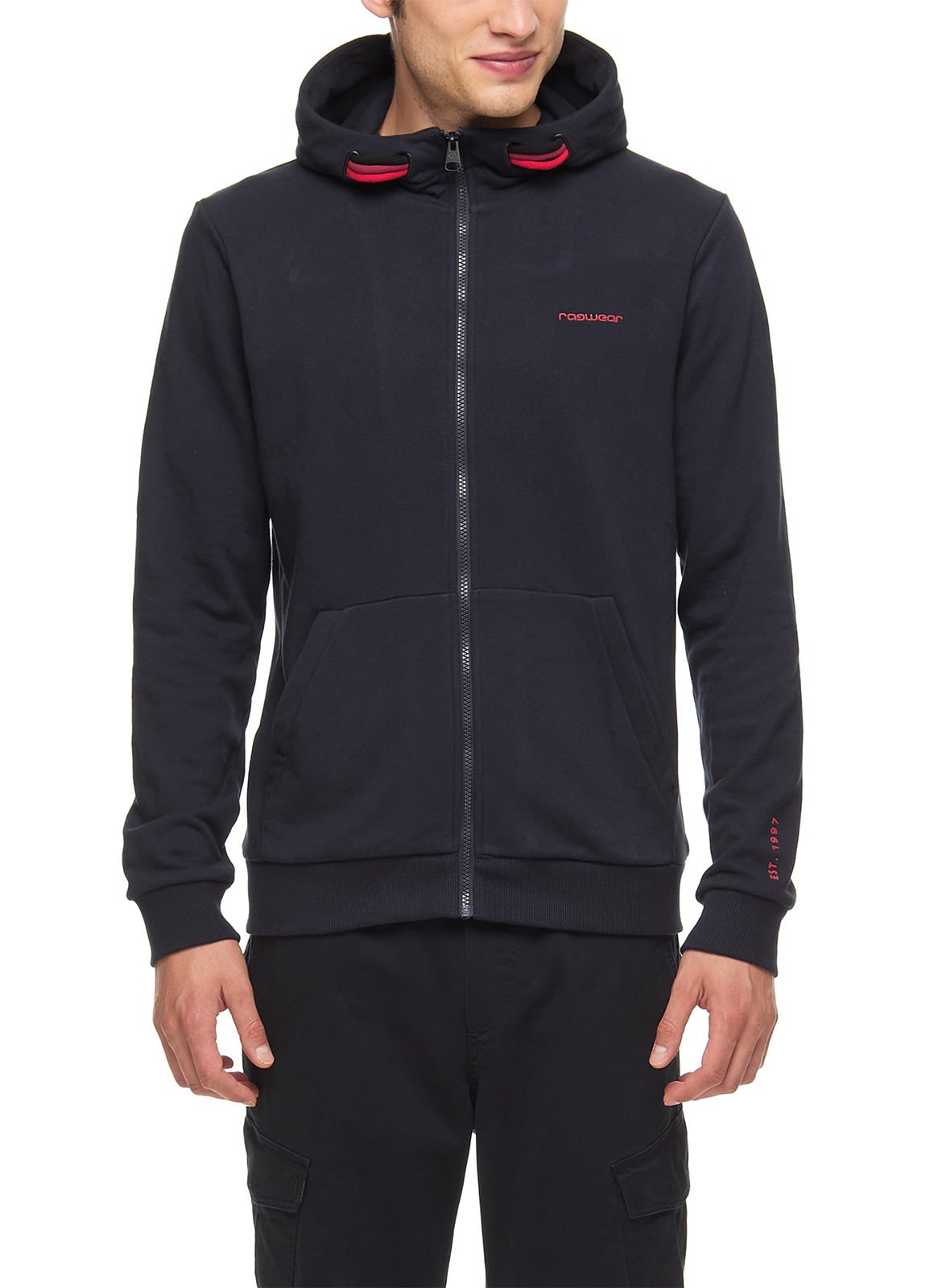 Ragwear Leam Zip Blau- Male Ponchos und Capes- Grsse M - Farbe Navy