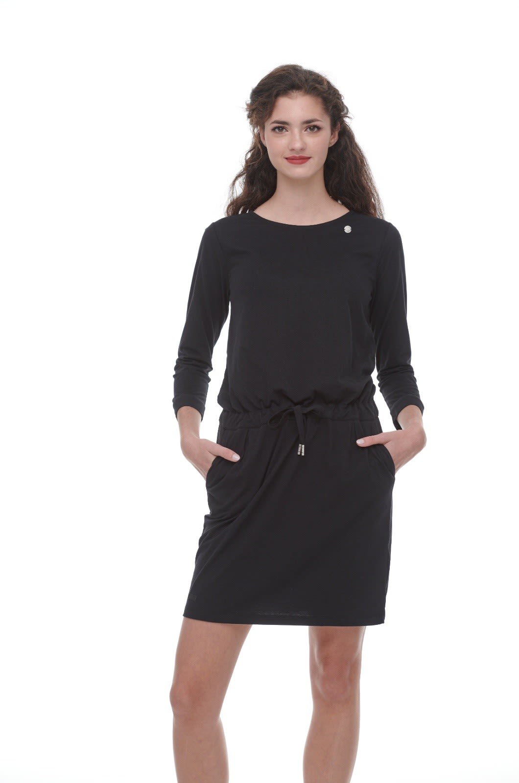 Ragwear Mascarpone Long Schwarz- Female Kleider- Grsse S - Farbe Black