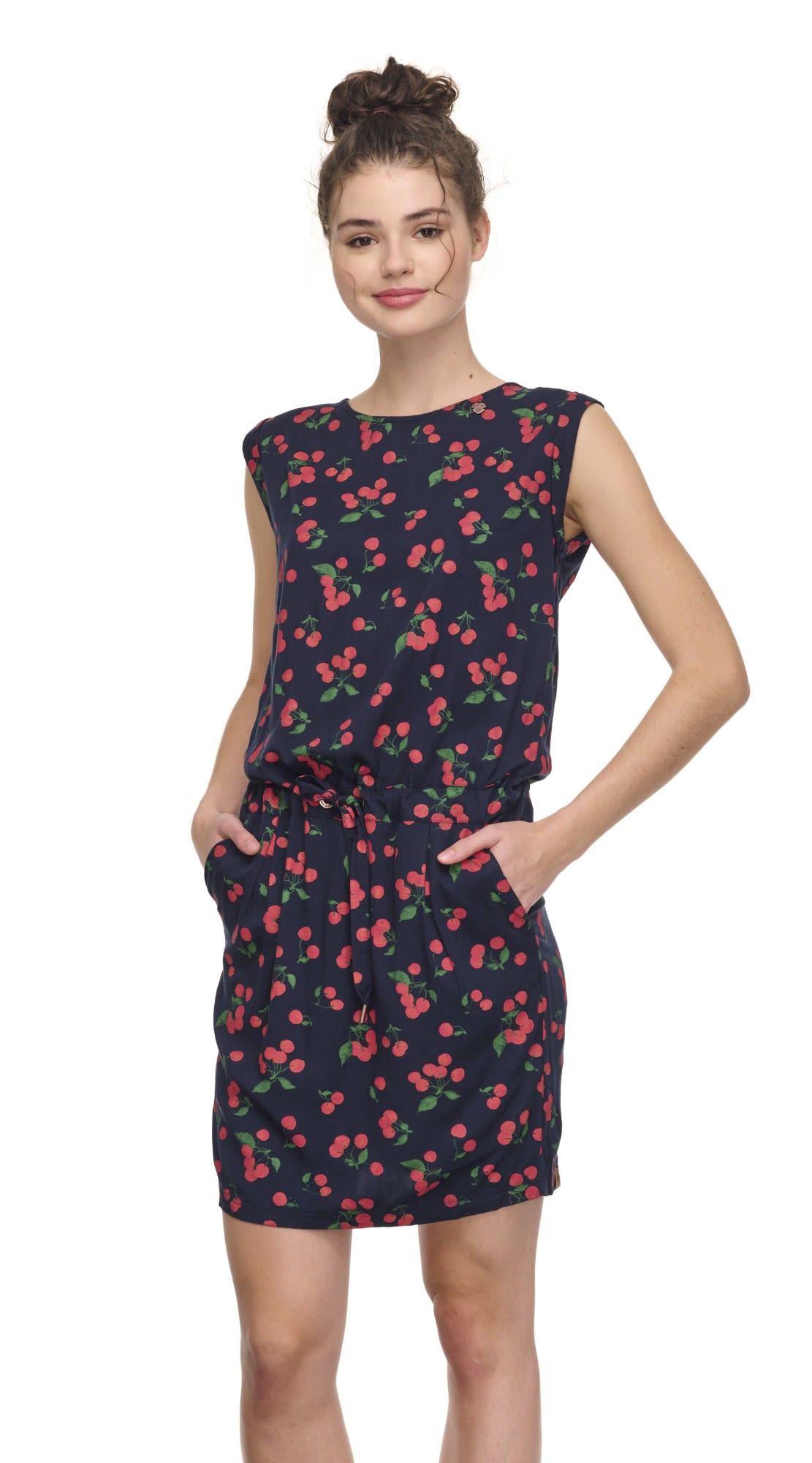 Ragwear Mascarpone Print Blau- Female Kleider- Grsse XXL - Farbe Navy